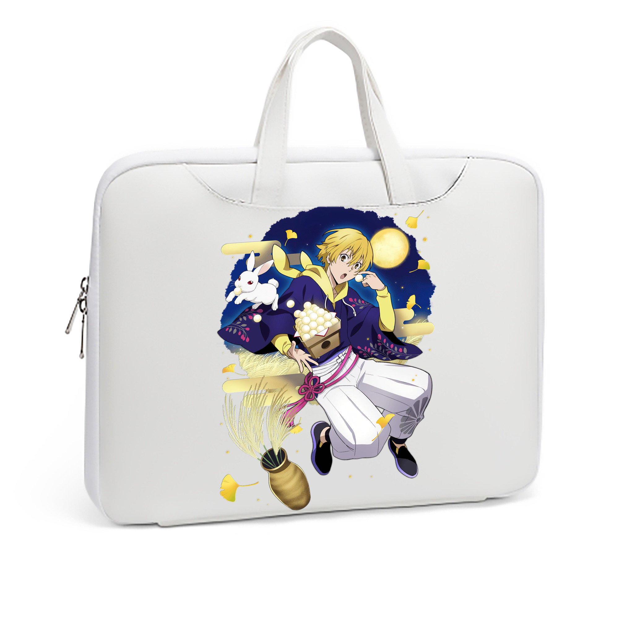 （画像用） 文豪ストレイドッグス Bungo Stray Dogs レザーラップトップバッグ　ノートパソコンケース