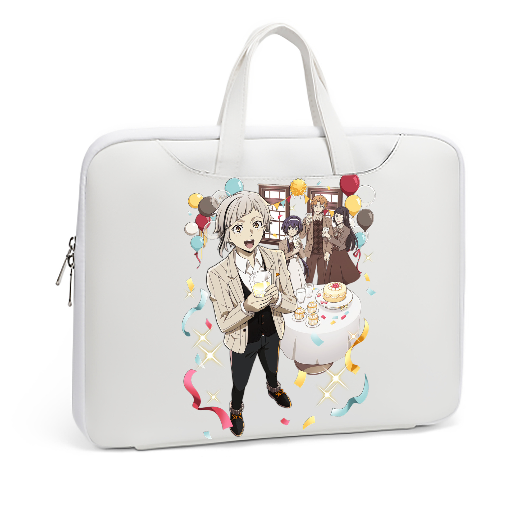 （画像用） 文豪ストレイドッグス Bungo Stray Dogs レザーラップトップバッグ　ノートパソコンケース