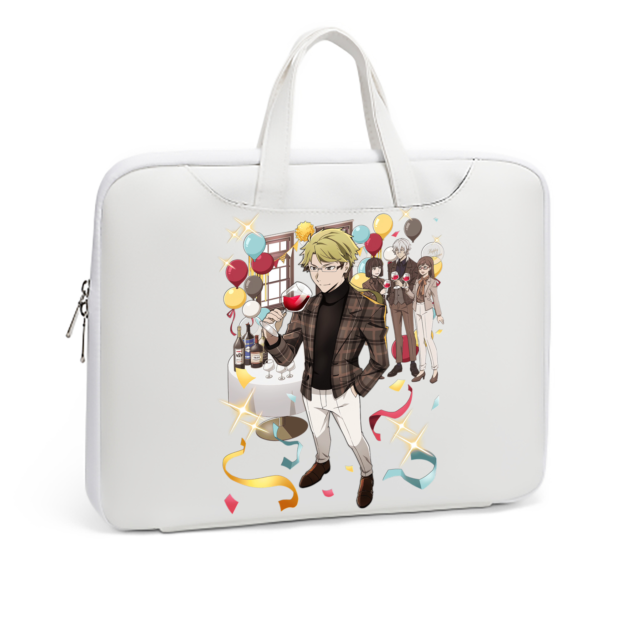 （画像用） 文豪ストレイドッグス Bungo Stray Dogs レザーラップトップバッグ　ノートパソコンケース