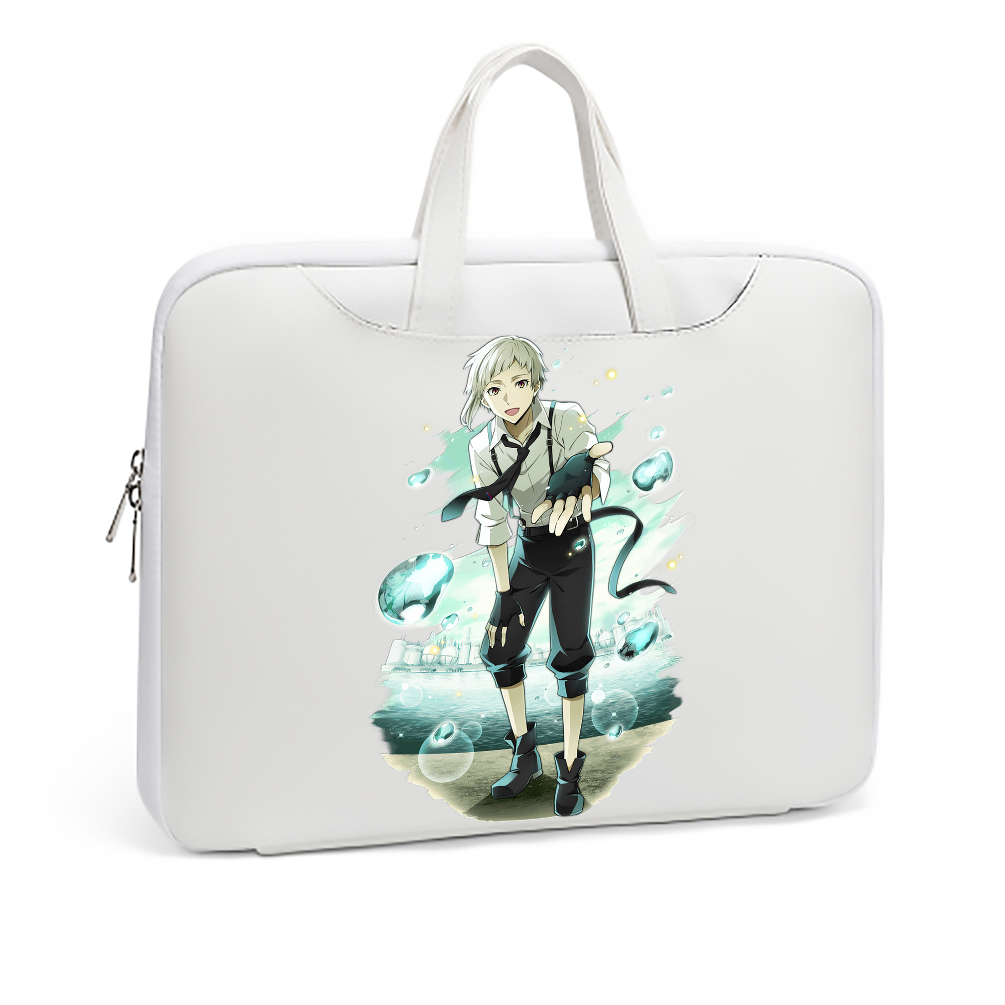 （画像用） 文豪ストレイドッグス Bungo Stray Dogs レザーラップトップバッグ　ノートパソコンケース