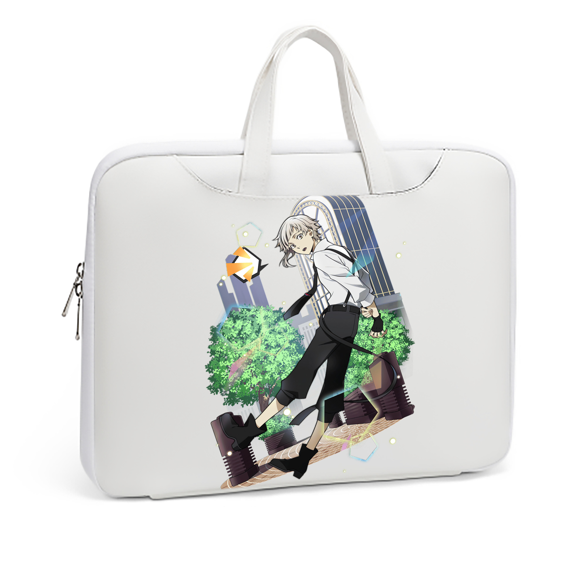 （画像用） 文豪ストレイドッグス Bungo Stray Dogs レザーラップトップバッグ　ノートパソコンケース