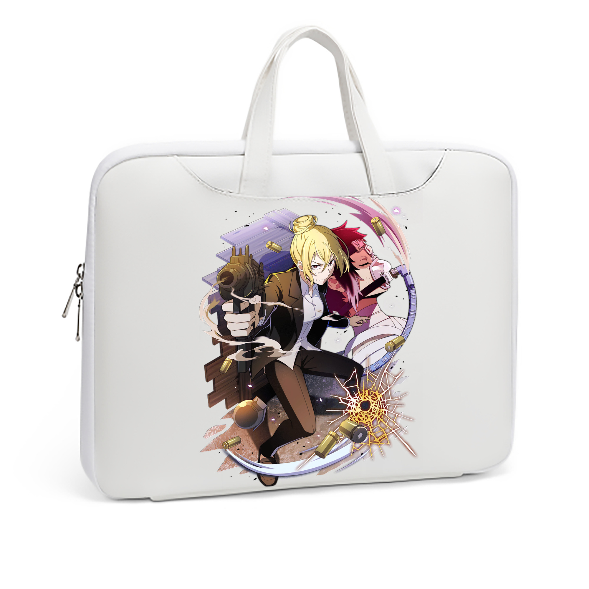（画像用） 文豪ストレイドッグス Bungo Stray Dogs レザーラップトップバッグ　ノートパソコンケース
