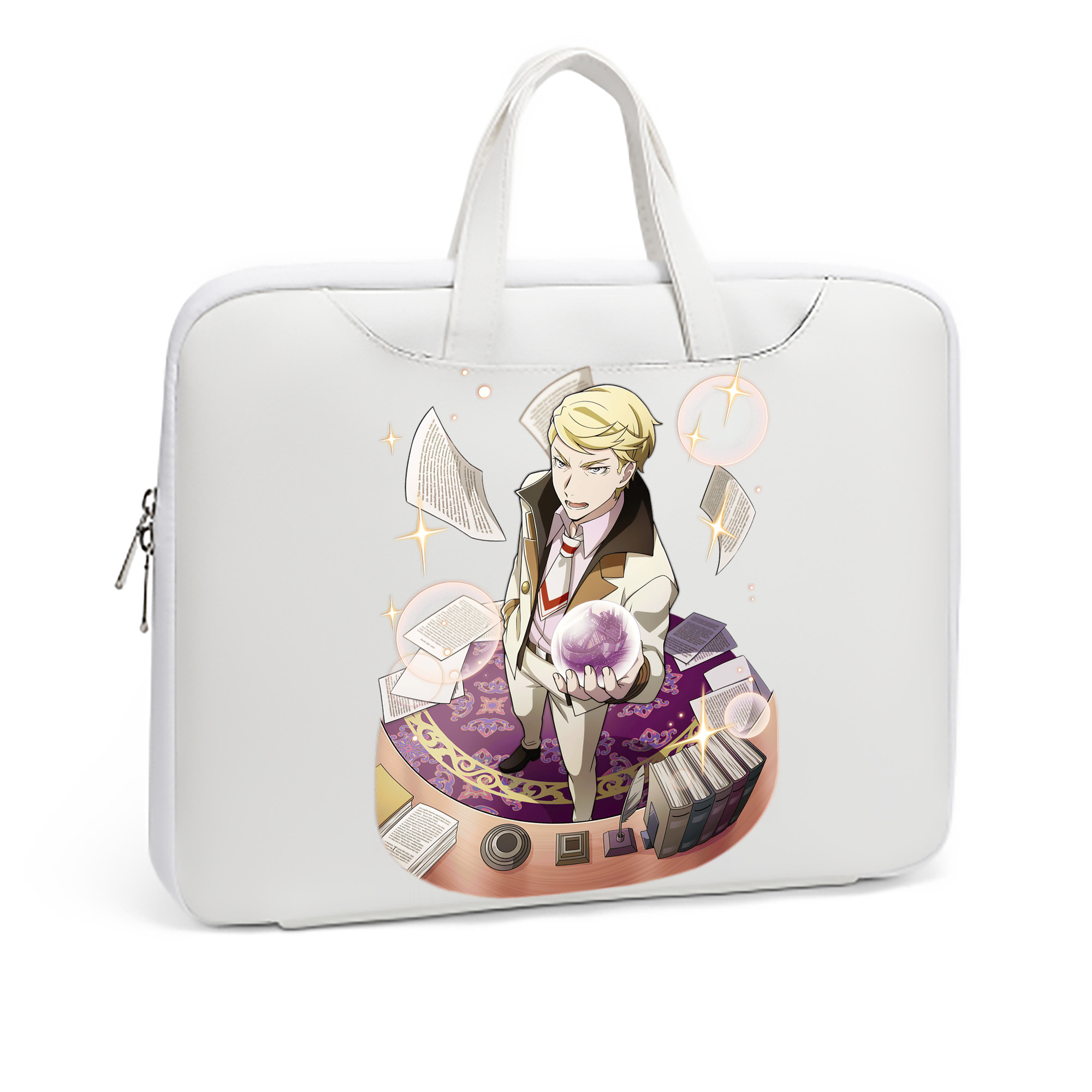 （画像用） 文豪ストレイドッグス Bungo Stray Dogs レザーラップトップバッグ　ノートパソコンケース