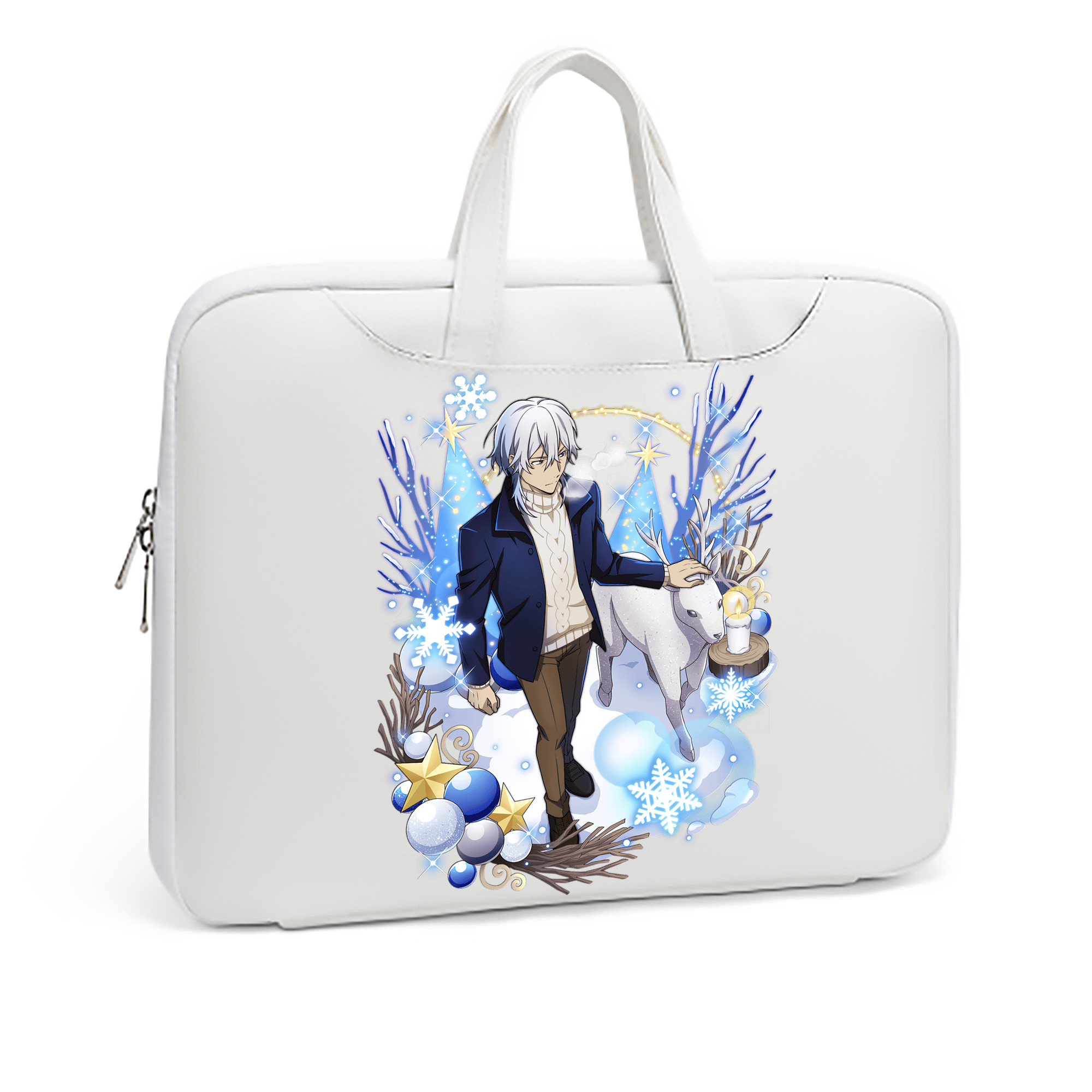 （画像用） 文豪ストレイドッグス Bungo Stray Dogs レザーラップトップバッグ　ノートパソコンケース
