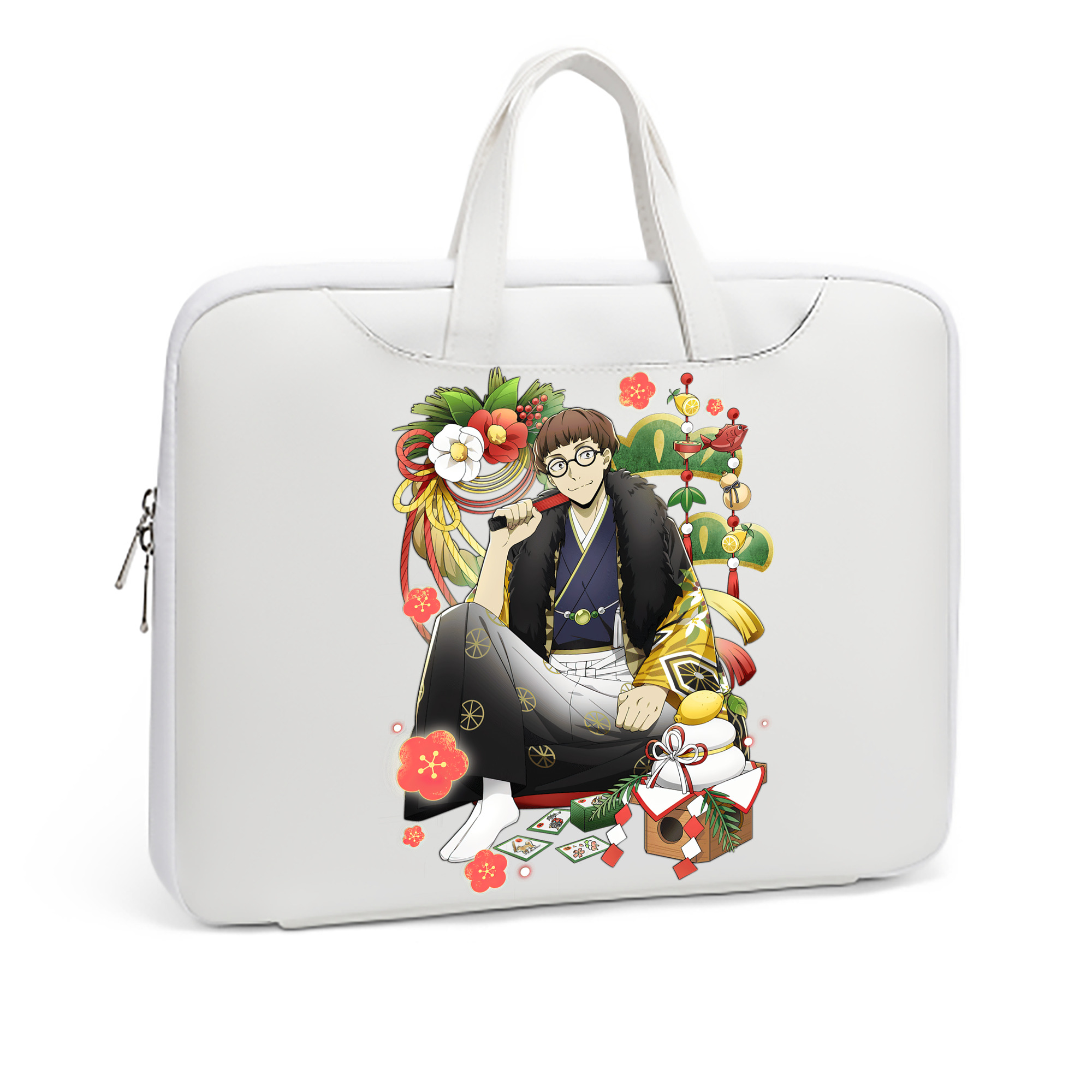 （画像用） 文豪ストレイドッグス Bungo Stray Dogs レザーラップトップバッグ　ノートパソコンケース