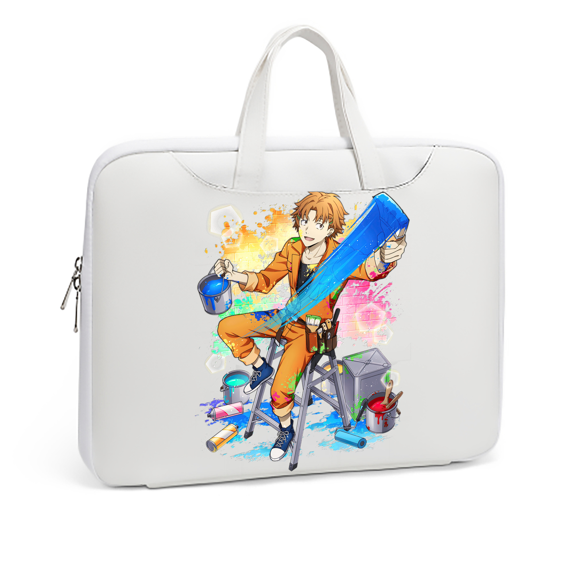 （画像用） 文豪ストレイドッグス Bungo Stray Dogs レザーラップトップバッグ　ノートパソコンケース