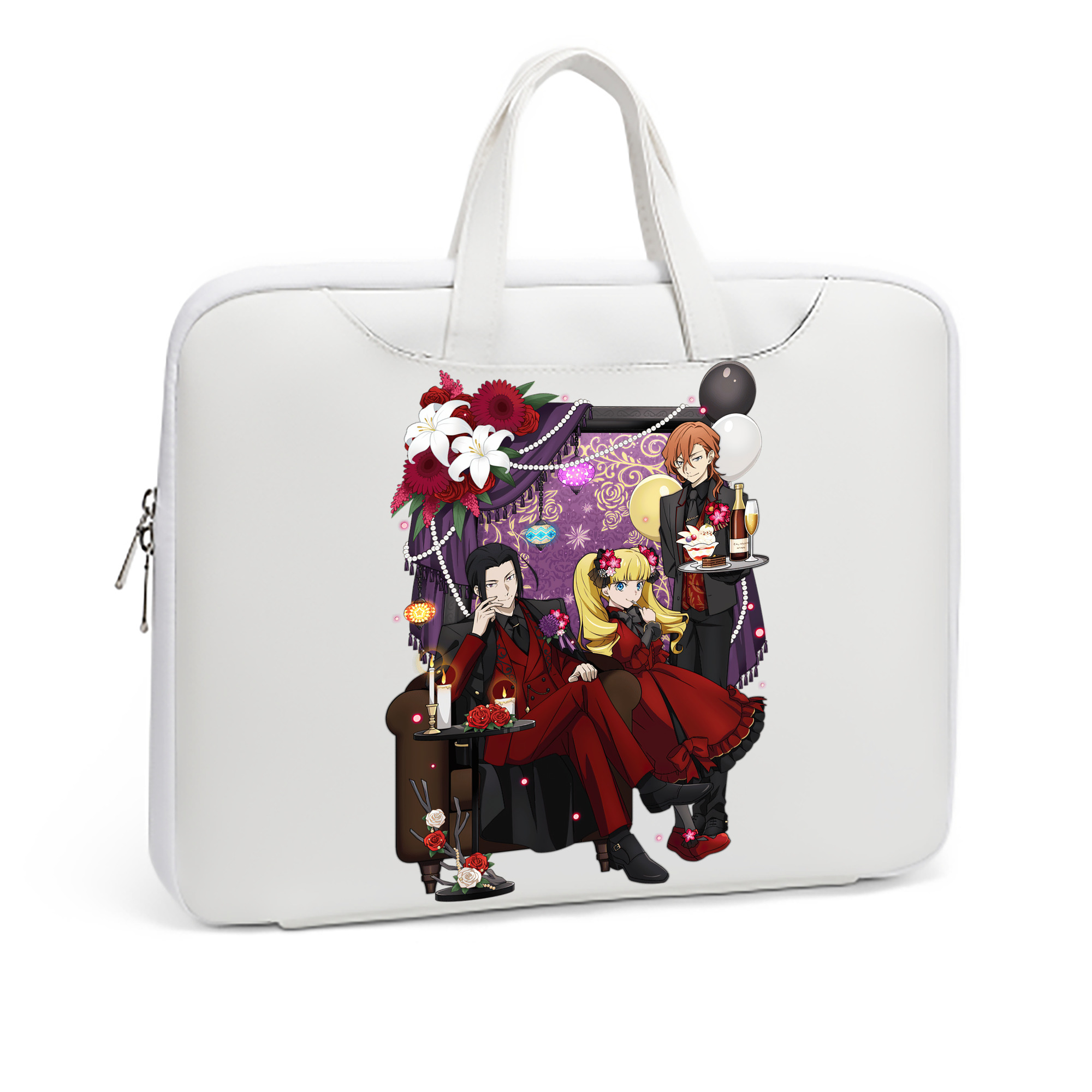 （画像用） 文豪ストレイドッグス Bungo Stray Dogs レザーラップトップバッグ　ノートパソコンケース
