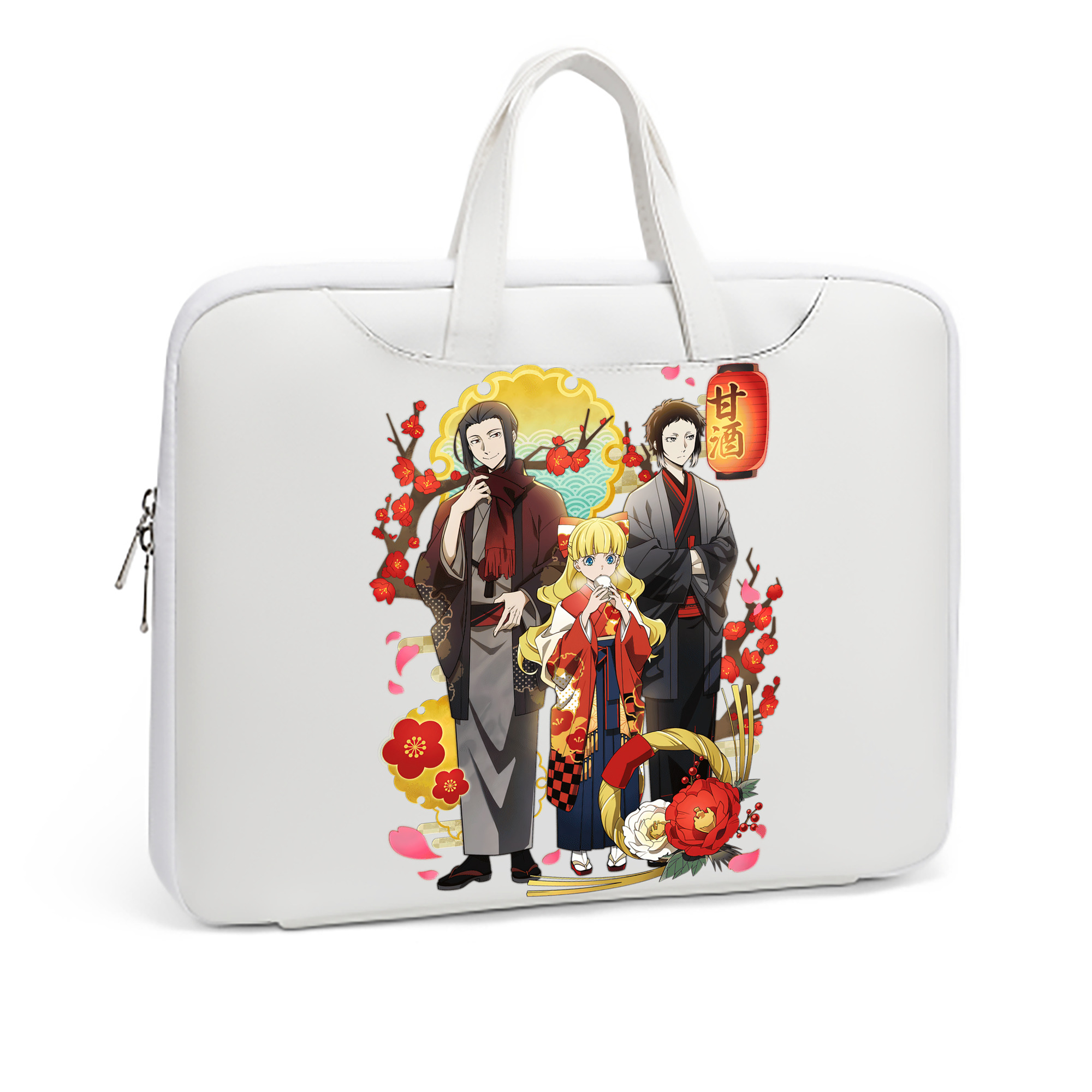 （画像用） 文豪ストレイドッグス Bungo Stray Dogs レザーラップトップバッグ　ノートパソコンケース
