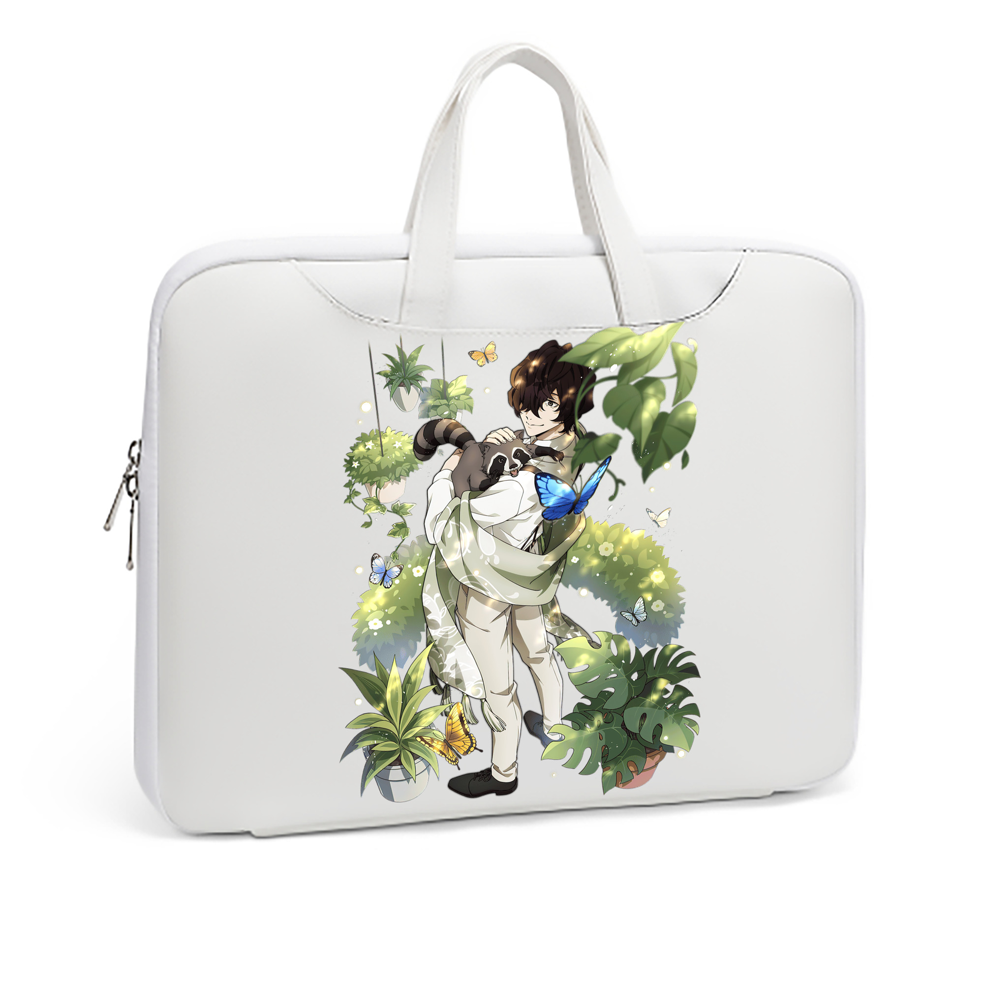 （画像用） 文豪ストレイドッグス Bungo Stray Dogs レザーラップトップバッグ　ノートパソコンケース