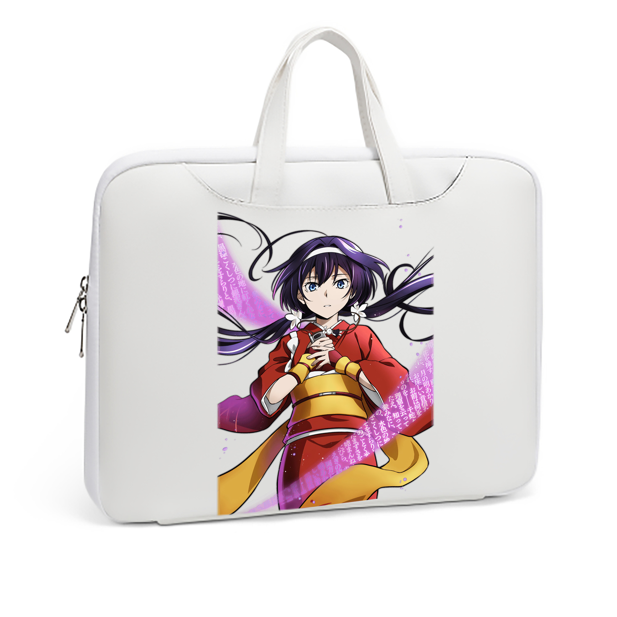 （画像用） 文豪ストレイドッグス Bungo Stray Dogs レザーラップトップバッグ　ノートパソコンケース