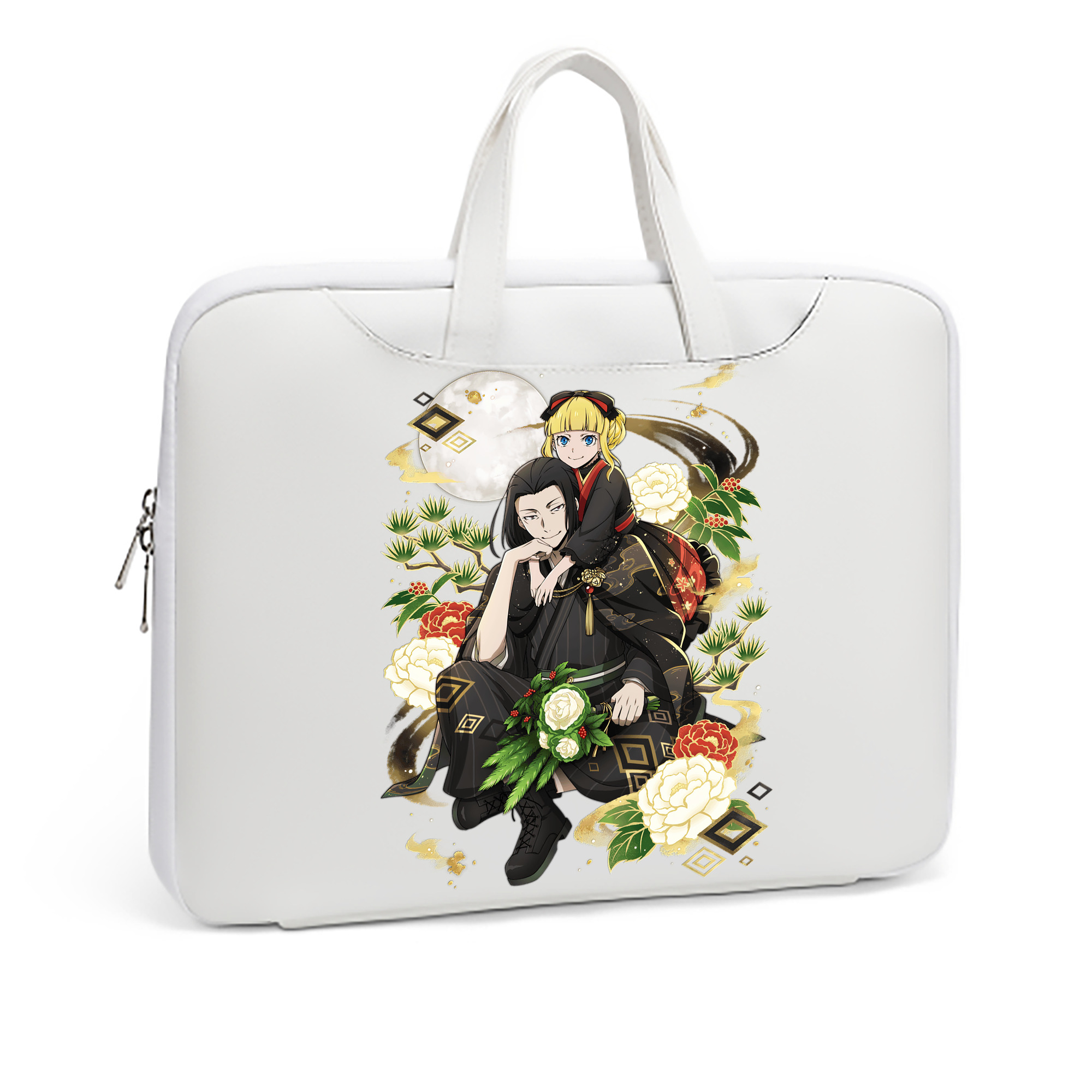 （画像用） 文豪ストレイドッグス Bungo Stray Dogs レザーラップトップバッグ　ノートパソコンケース