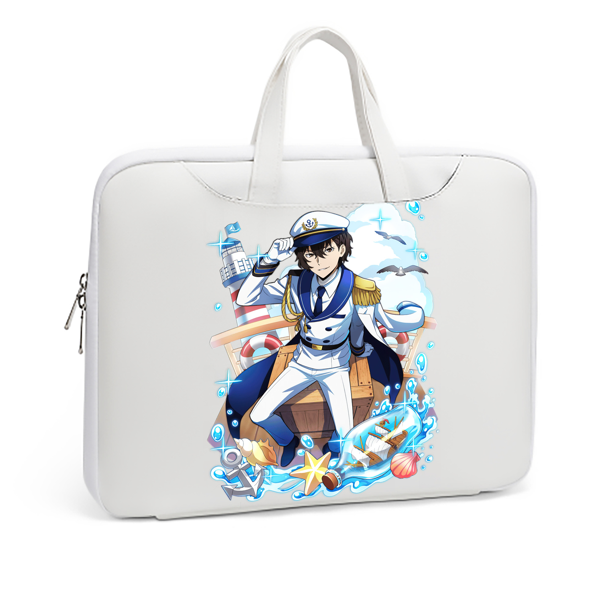 （画像用） 文豪ストレイドッグス Bungo Stray Dogs レザーラップトップバッグ　ノートパソコンケース