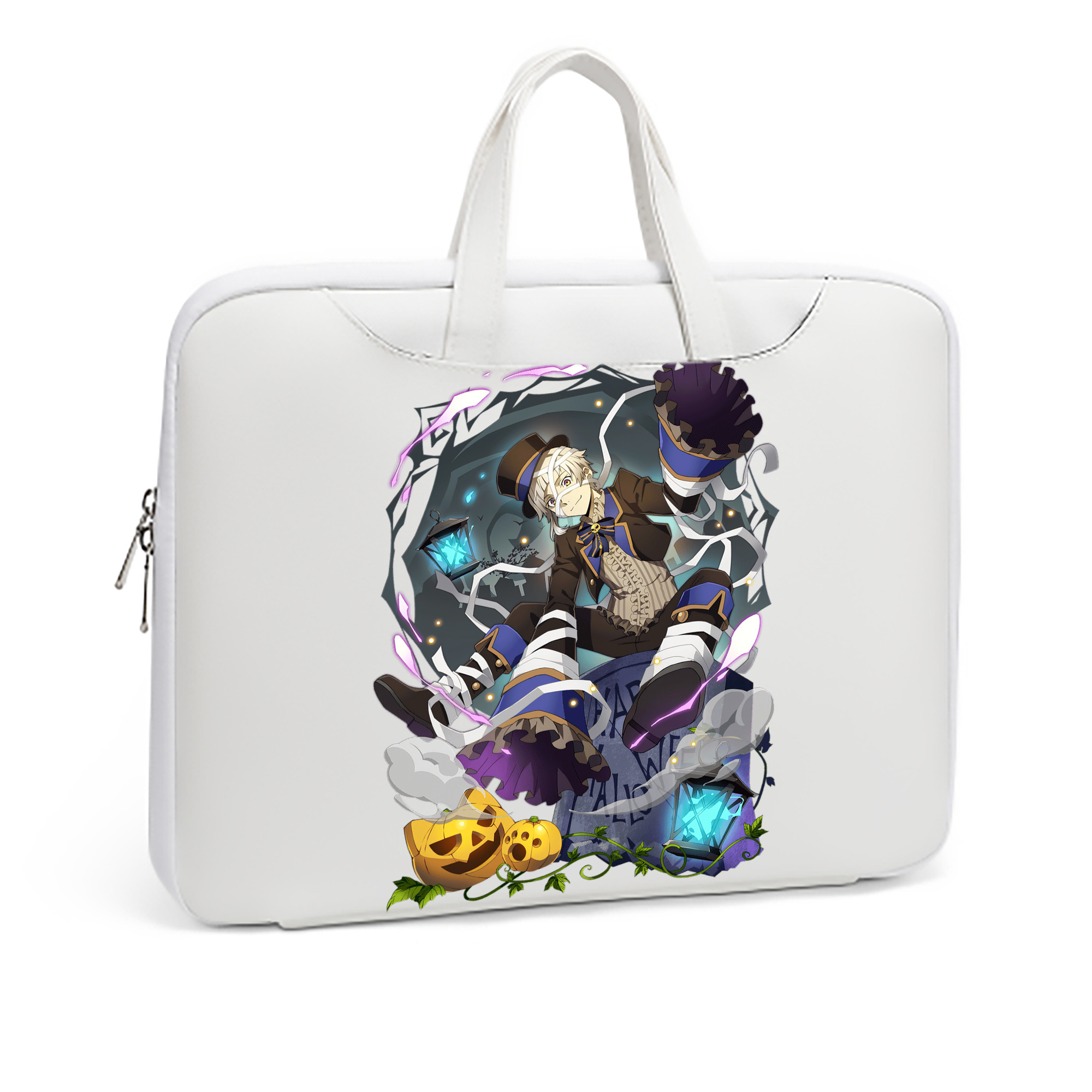 （画像用） 文豪ストレイドッグス Bungo Stray Dogs レザーラップトップバッグ　ノートパソコンケース