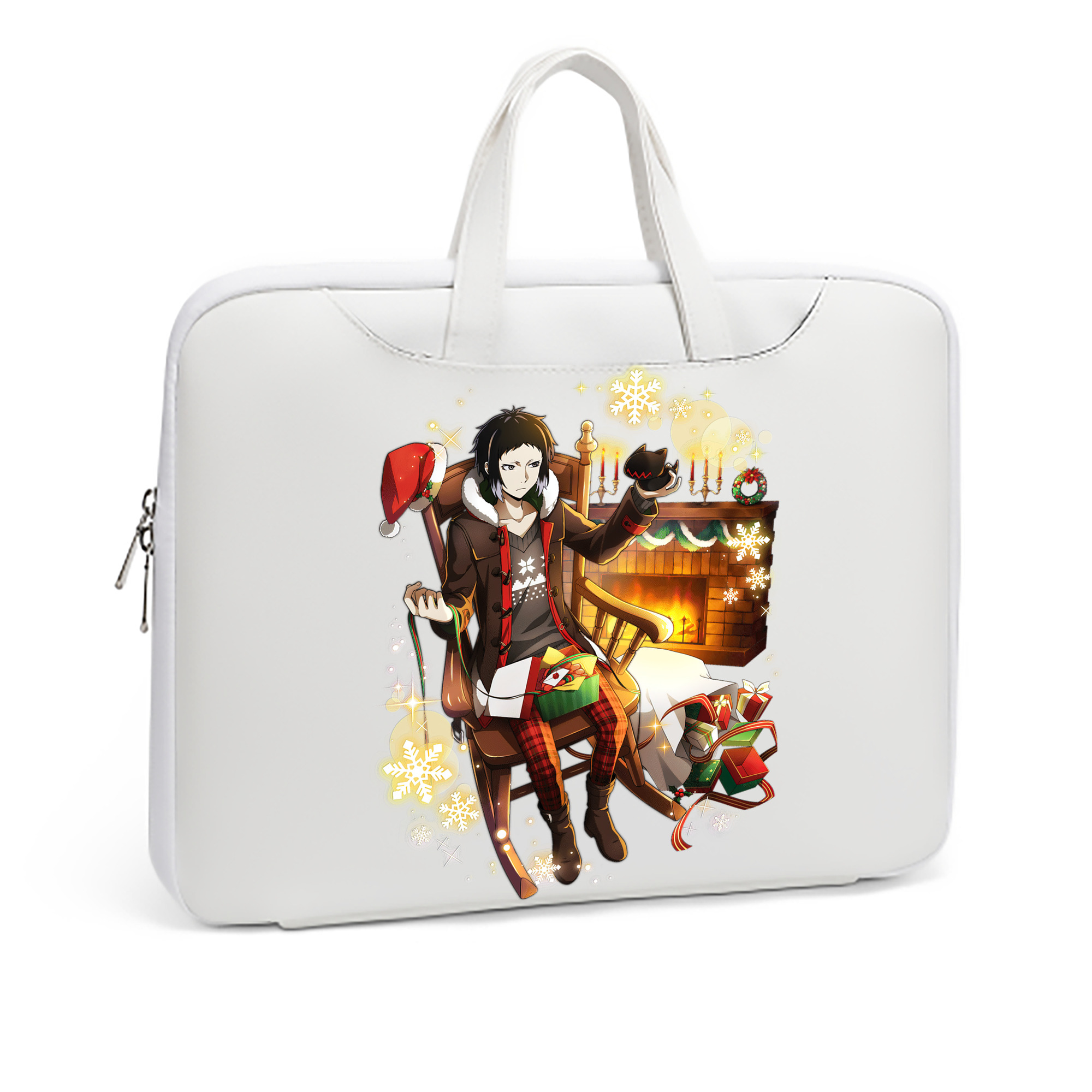 （画像用） 文豪ストレイドッグス Bungo Stray Dogs レザーラップトップバッグ　ノートパソコンケース