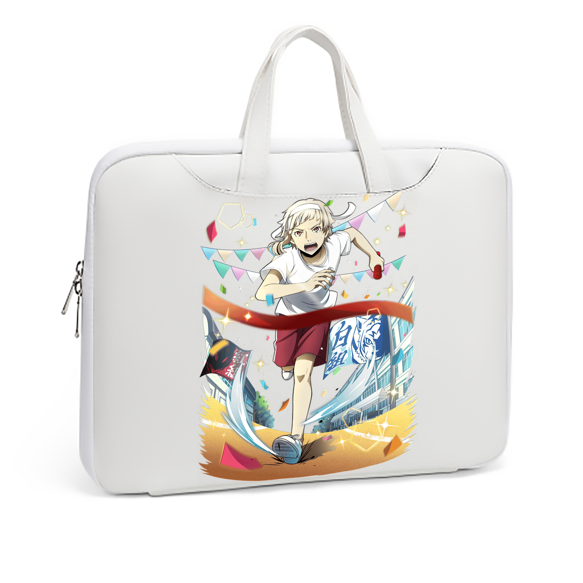 （画像用） 文豪ストレイドッグス Bungo Stray Dogs レザーラップトップバッグ　ノートパソコンケース