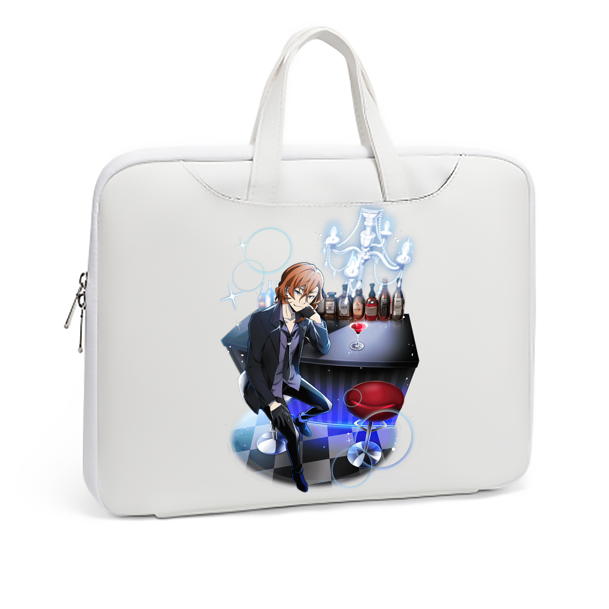 （画像用） 文豪ストレイドッグス Bungo Stray Dogs レザーラップトップバッグ　ノートパソコンケース