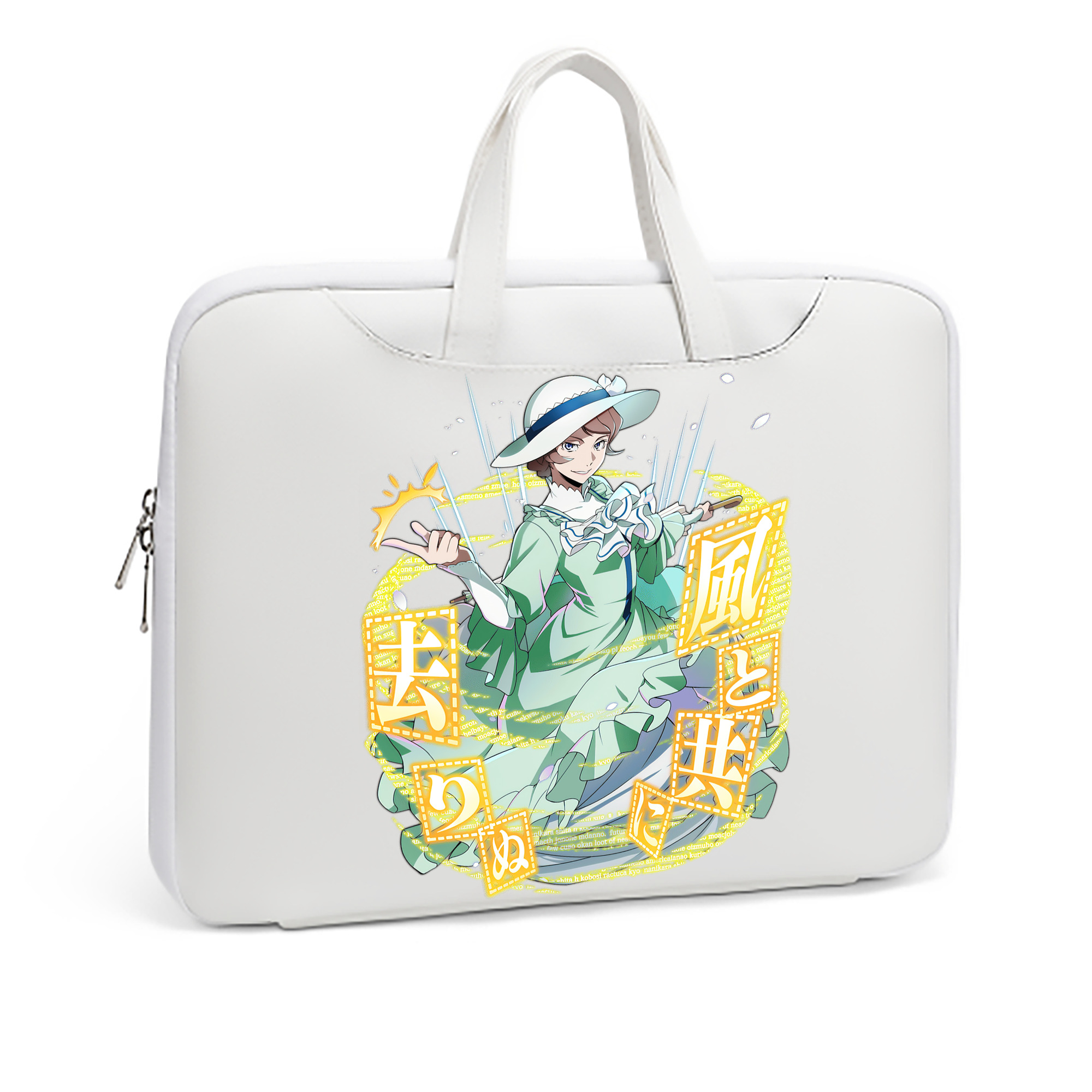 （画像用） 文豪ストレイドッグス Bungo Stray Dogs レザーラップトップバッグ　ノートパソコンケース