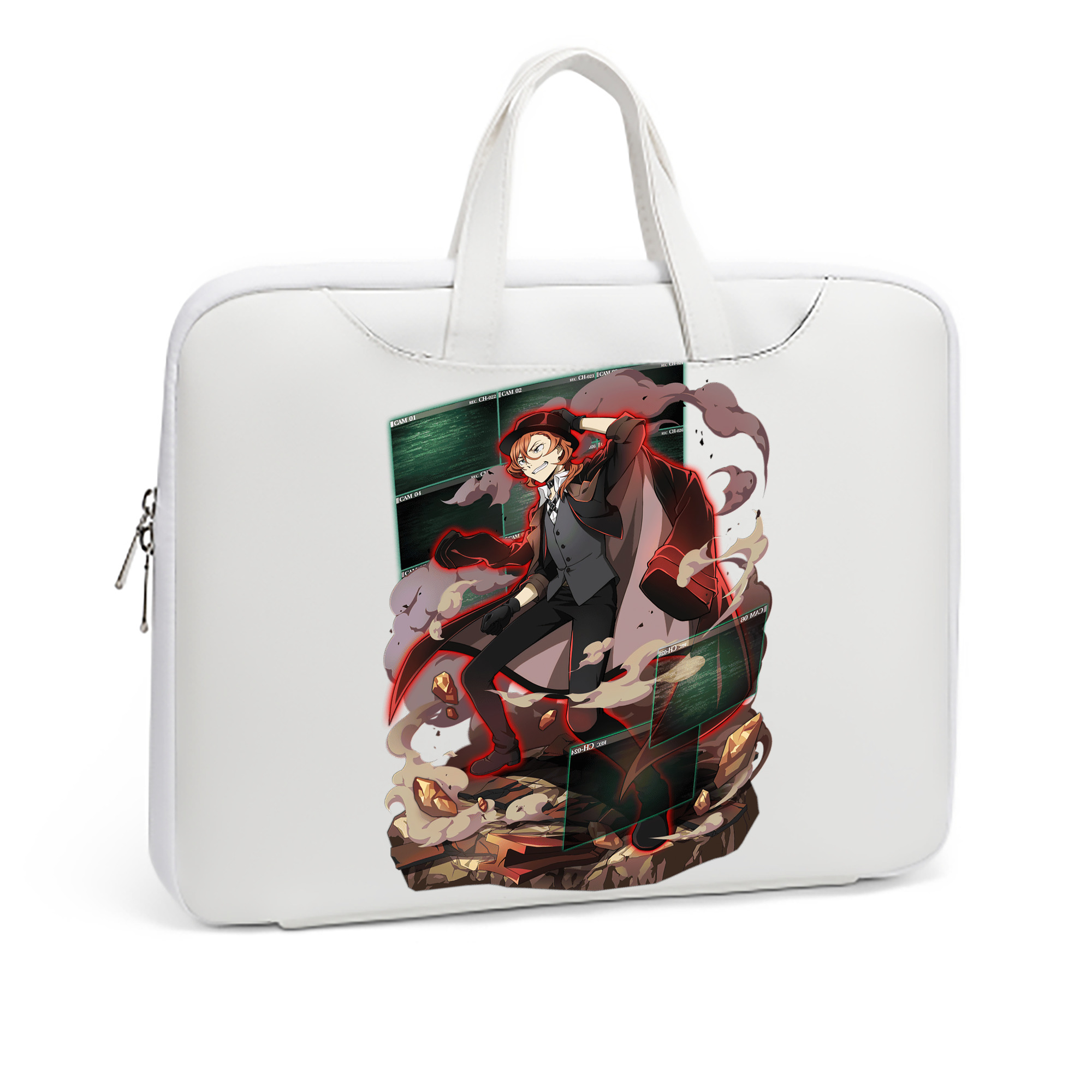 （画像用） 文豪ストレイドッグス Bungo Stray Dogs レザーラップトップバッグ　ノートパソコンケース