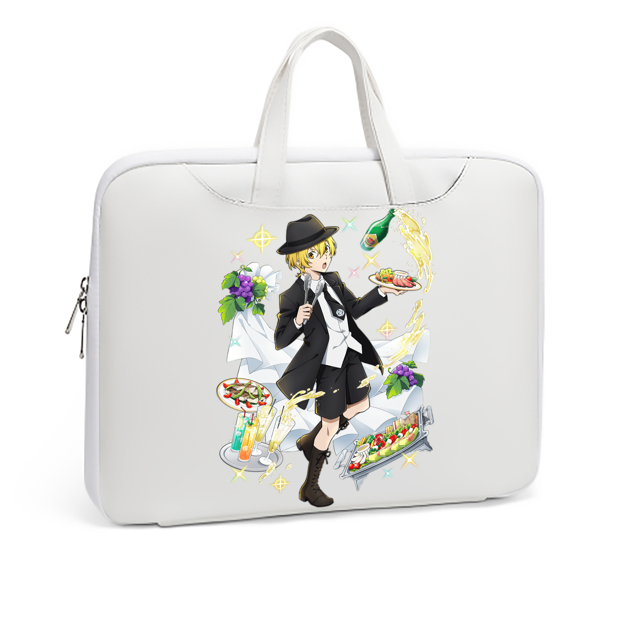 （画像用） 文豪ストレイドッグス Bungo Stray Dogs レザーラップトップバッグ　ノートパソコンケース