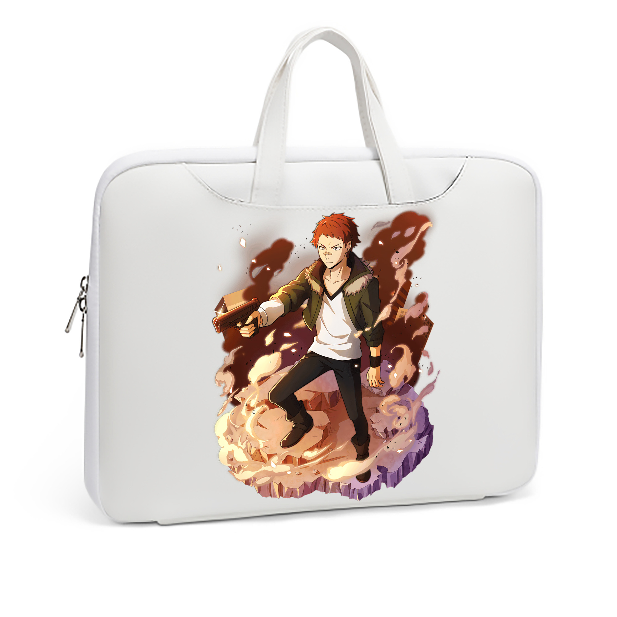 （画像用） 文豪ストレイドッグス Bungo Stray Dogs レザーラップトップバッグ　ノートパソコンケース