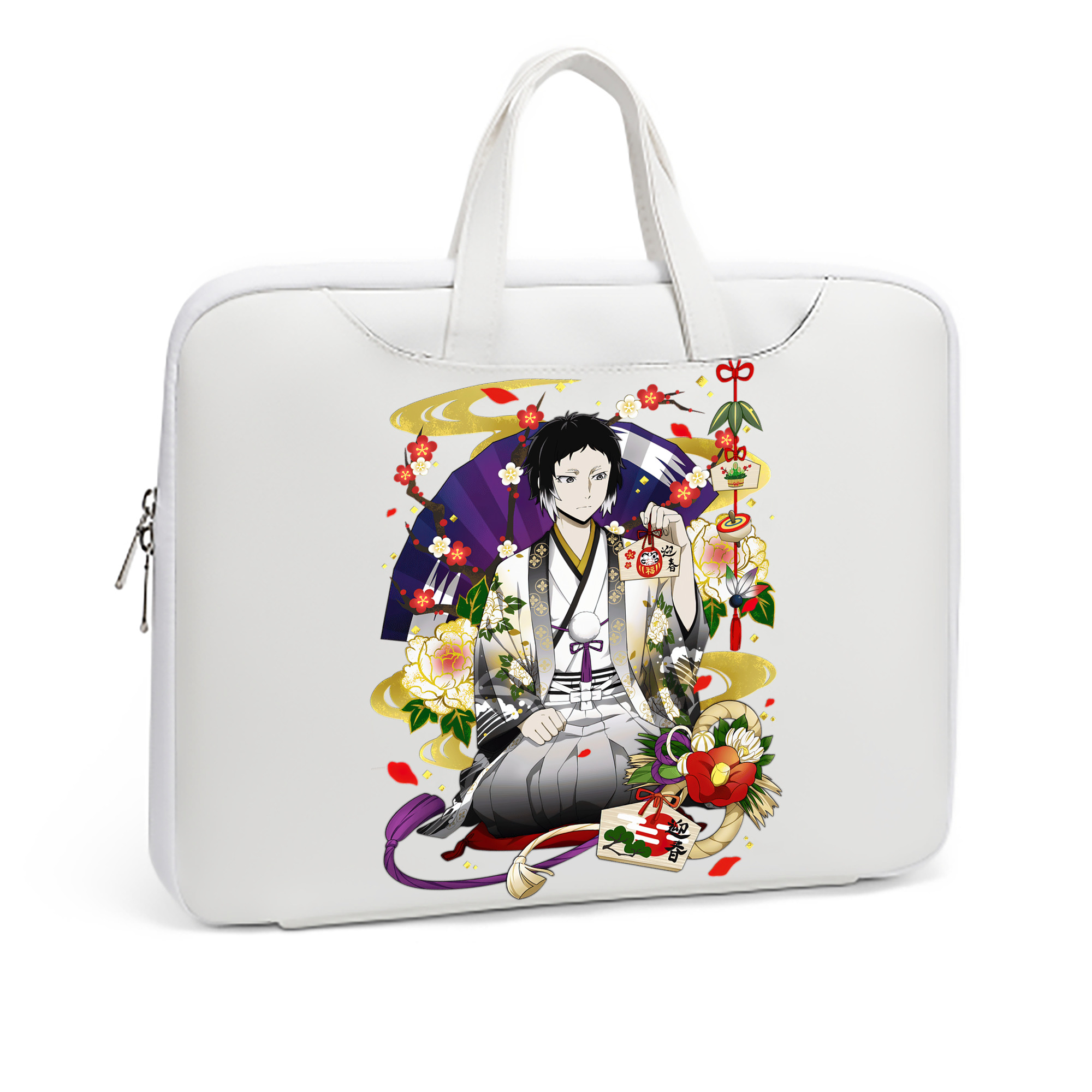 （画像用） 文豪ストレイドッグス Bungo Stray Dogs レザーラップトップバッグ　ノートパソコンケース