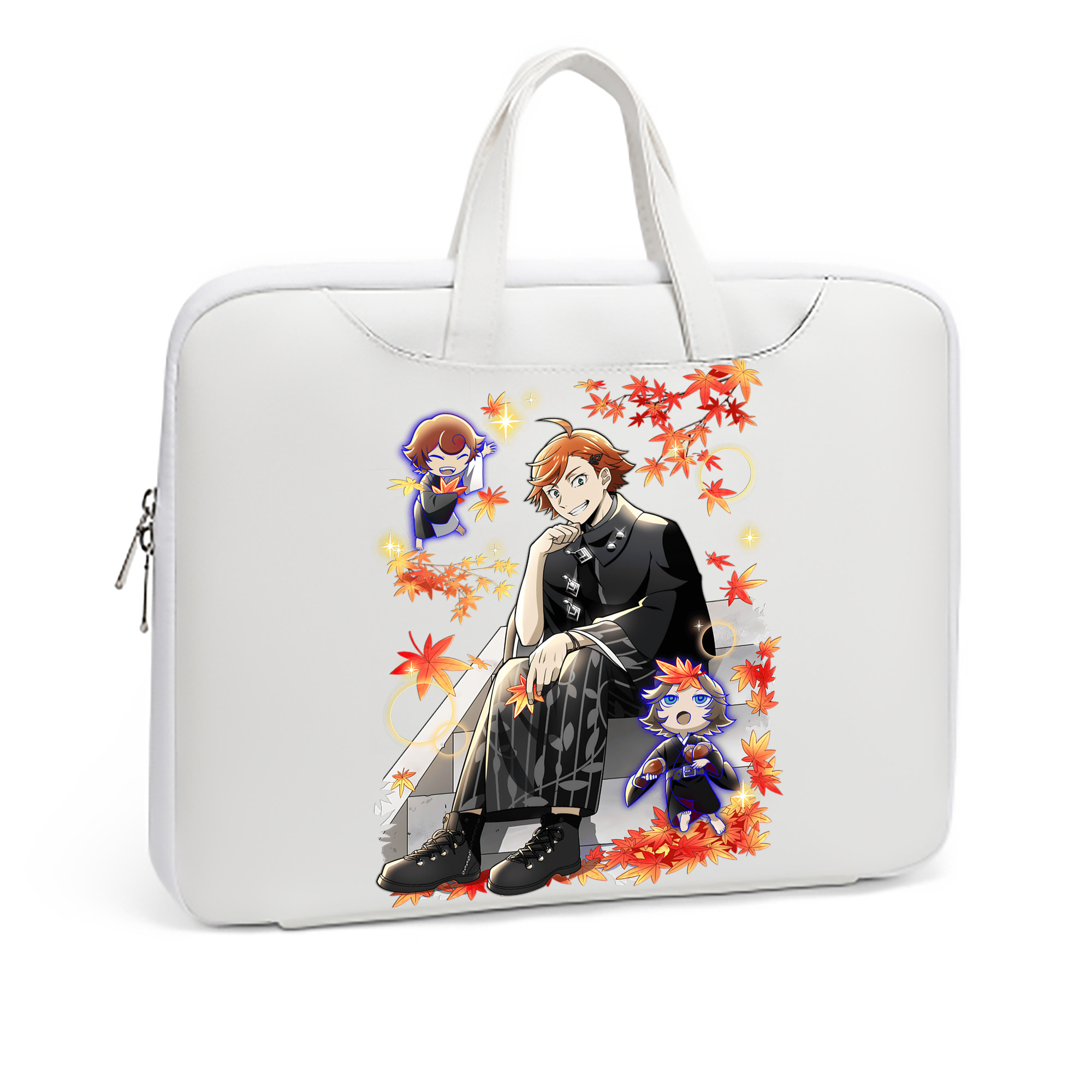 （画像用） 文豪ストレイドッグス Bungo Stray Dogs レザーラップトップバッグ　ノートパソコンケース