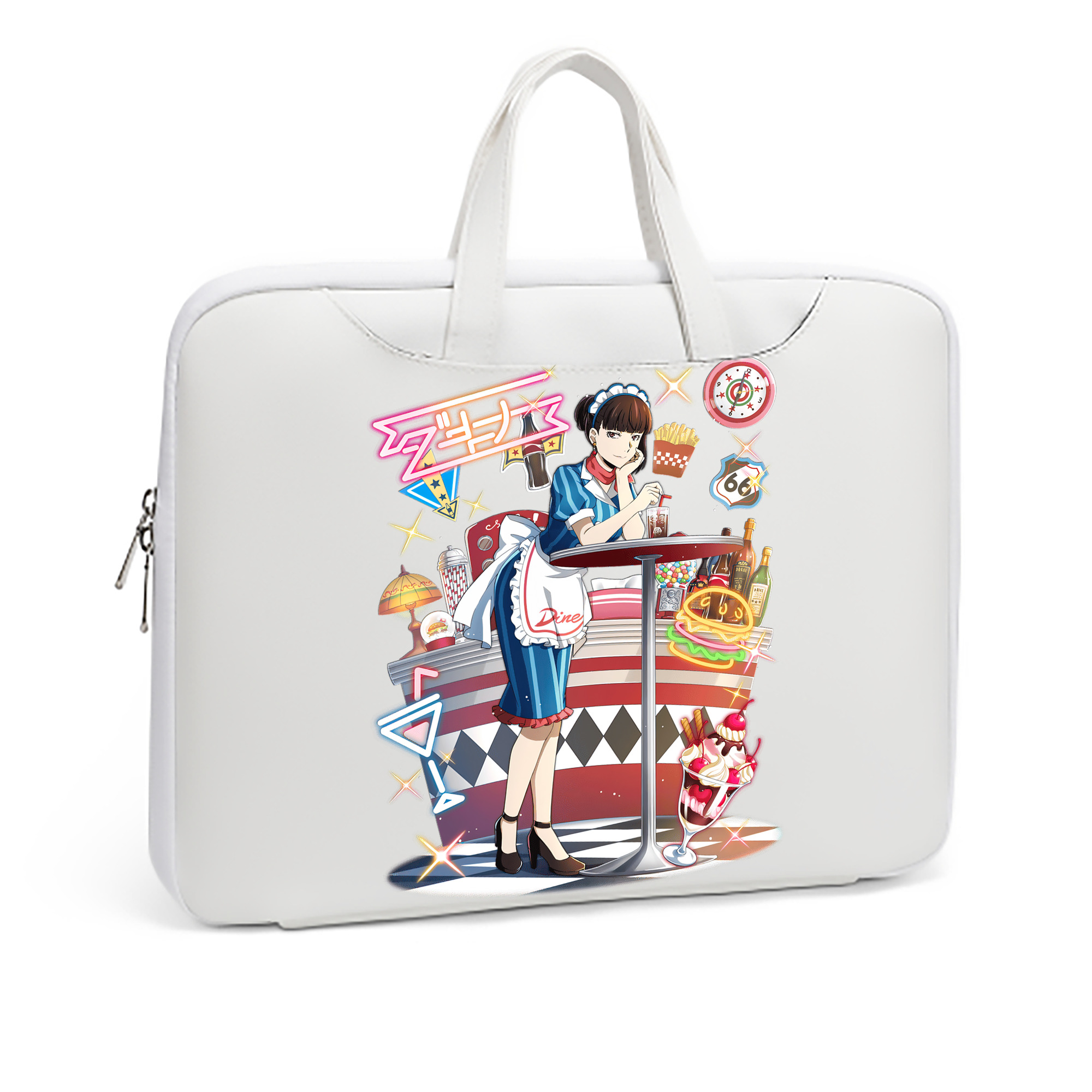 （画像用） 文豪ストレイドッグス Bungo Stray Dogs レザーラップトップバッグ　ノートパソコンケース