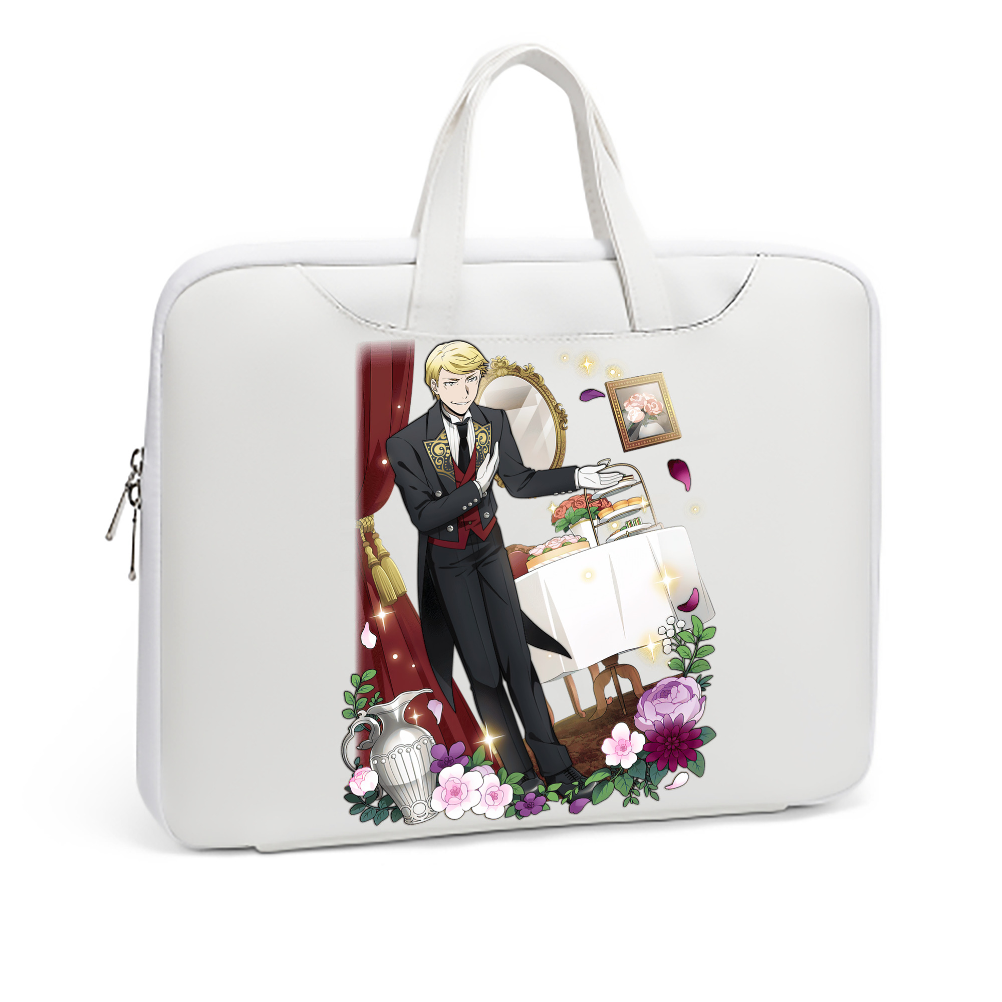 （画像用） 文豪ストレイドッグス Bungo Stray Dogs レザーラップトップバッグ　ノートパソコンケース
