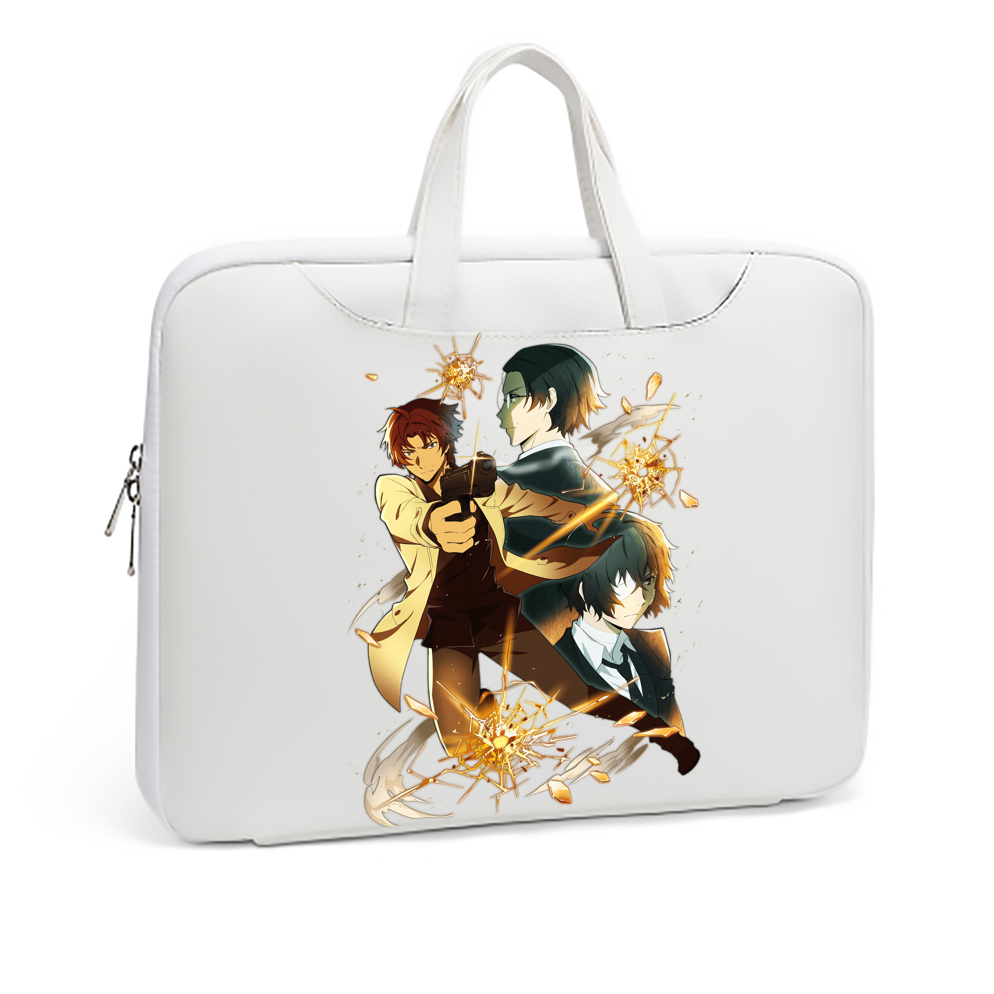 （画像用） 文豪ストレイドッグス Bungo Stray Dogs レザーラップトップバッグ　ノートパソコンケース