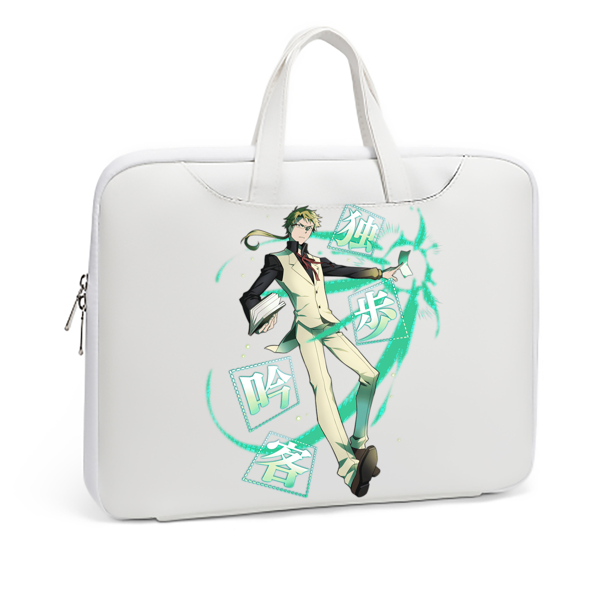 （画像用） 文豪ストレイドッグス Bungo Stray Dogs レザーラップトップバッグ　ノートパソコンケース