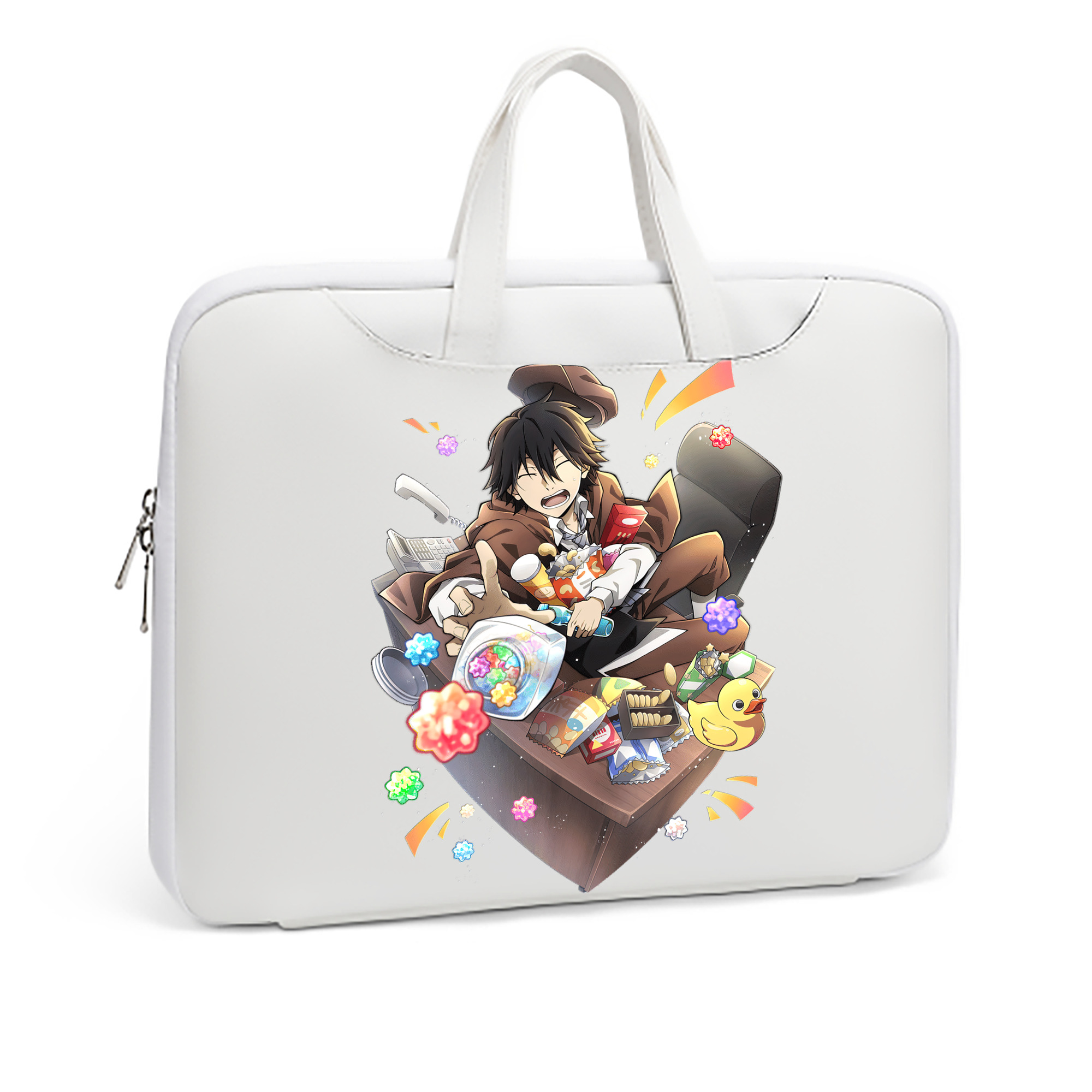 （画像用） 文豪ストレイドッグス Bungo Stray Dogs レザーラップトップバッグ　ノートパソコンケース