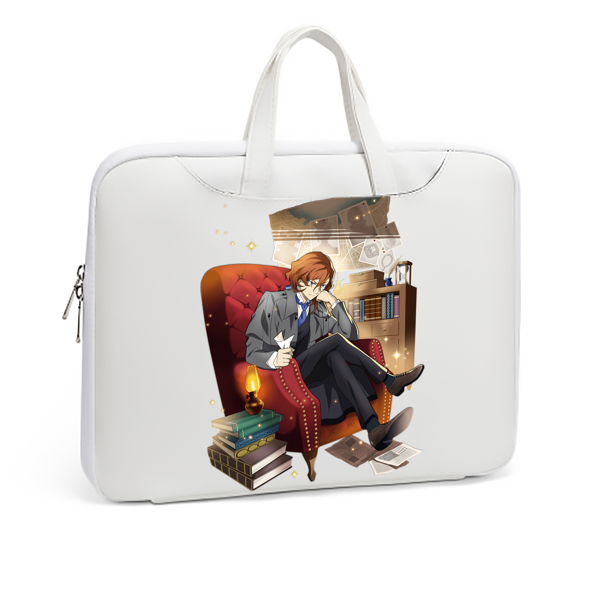 （画像用） 文豪ストレイドッグス Bungo Stray Dogs レザーラップトップバッグ　ノートパソコンケース
