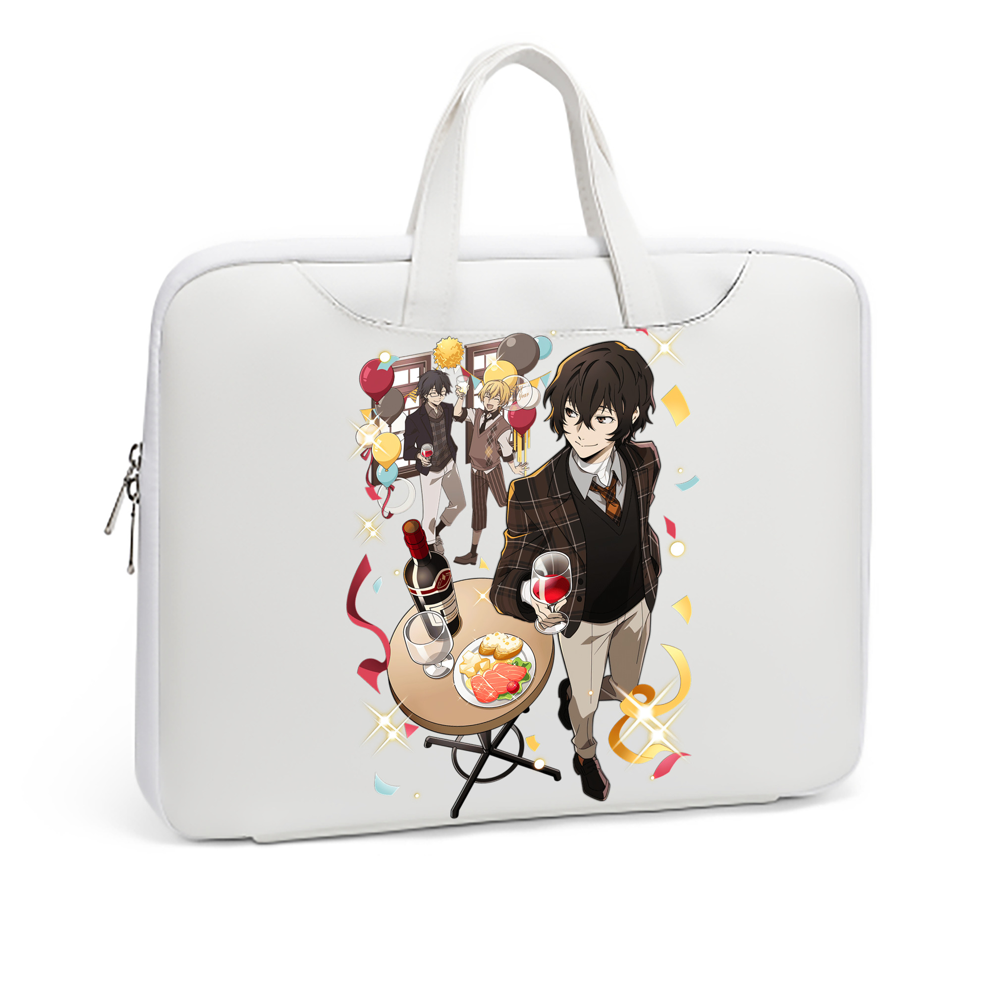 （画像用） 文豪ストレイドッグス Bungo Stray Dogs レザーラップトップバッグ　ノートパソコンケース