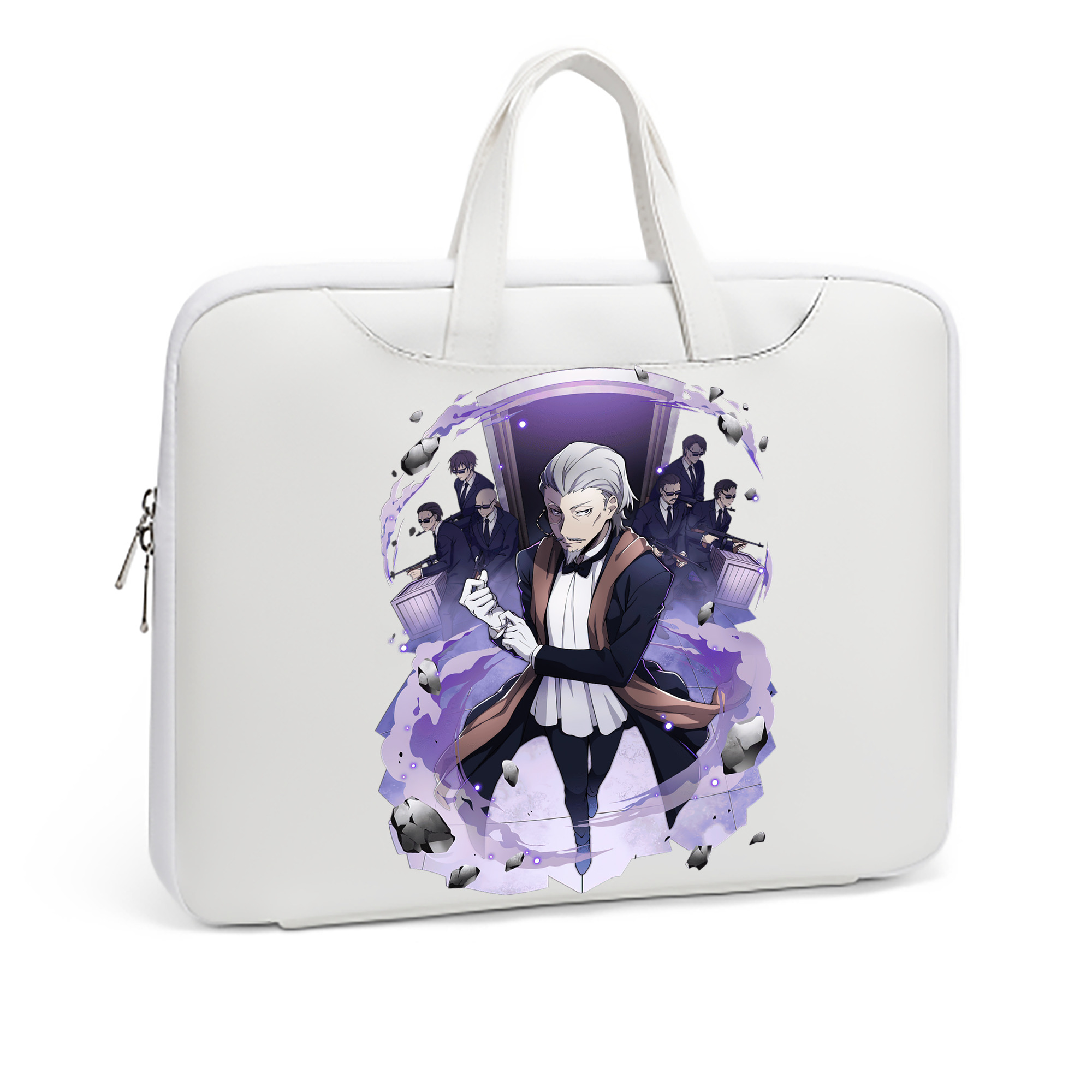（画像用） 文豪ストレイドッグス Bungo Stray Dogs レザーラップトップバッグ　ノートパソコンケース