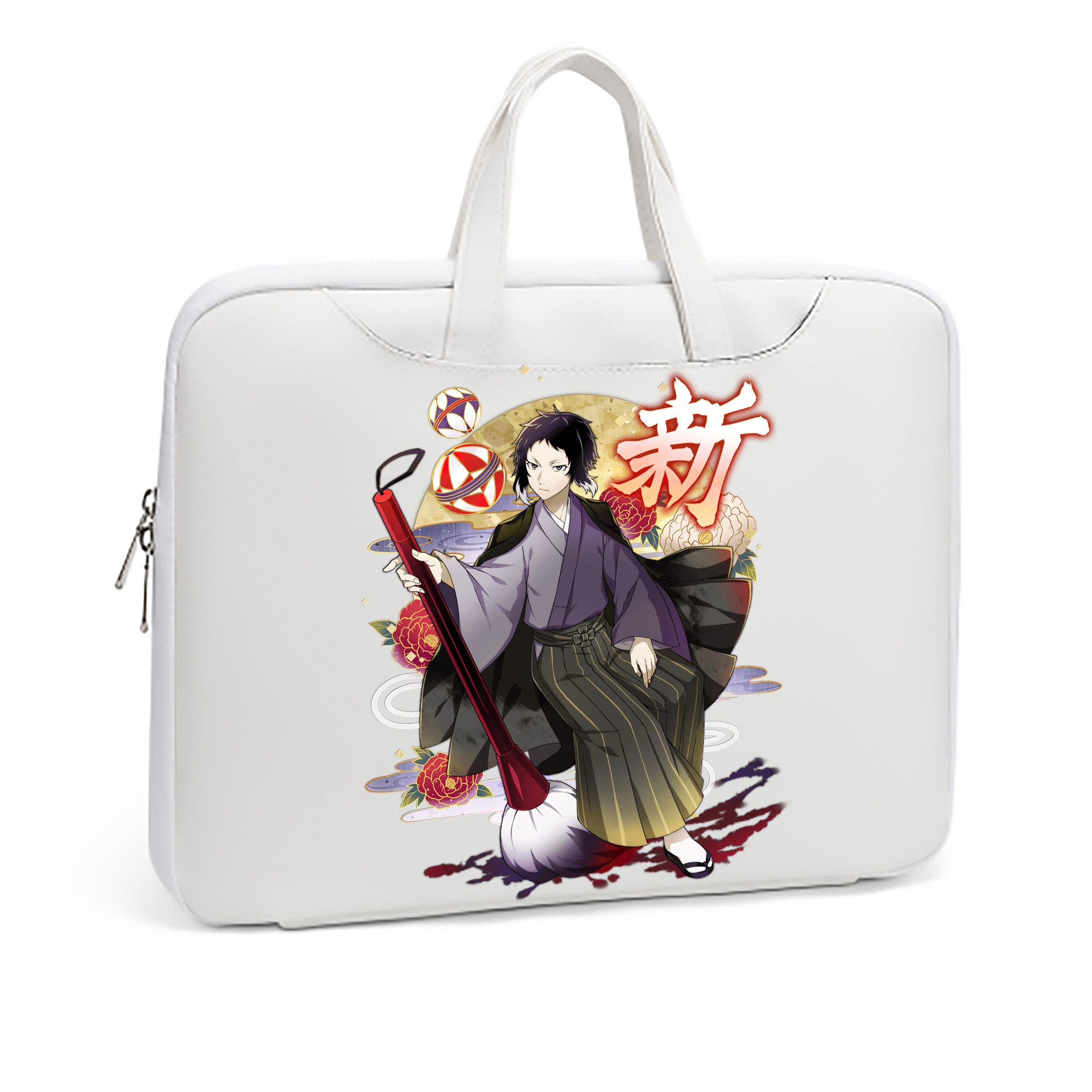 （画像用） 文豪ストレイドッグス Bungo Stray Dogs レザーラップトップバッグ　ノートパソコンケース