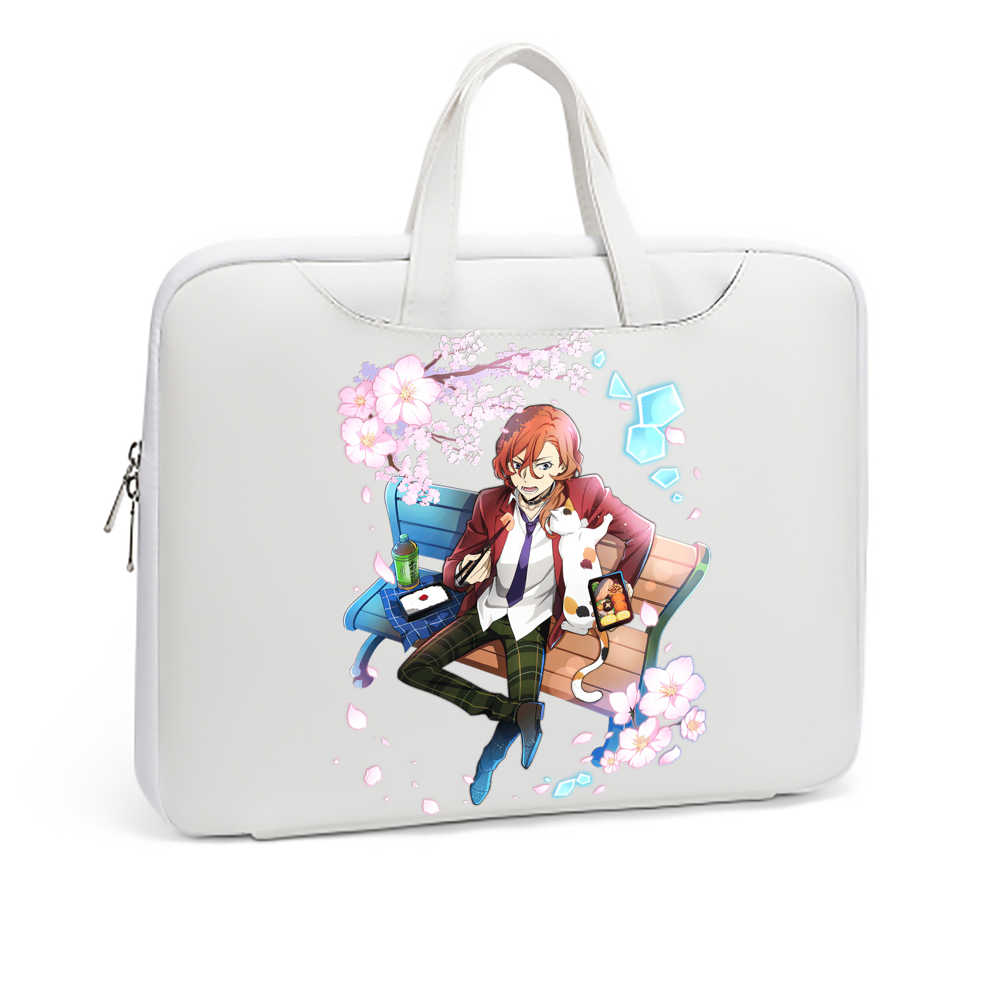 （画像用） 文豪ストレイドッグス Bungo Stray Dogs レザーラップトップバッグ　ノートパソコンケース