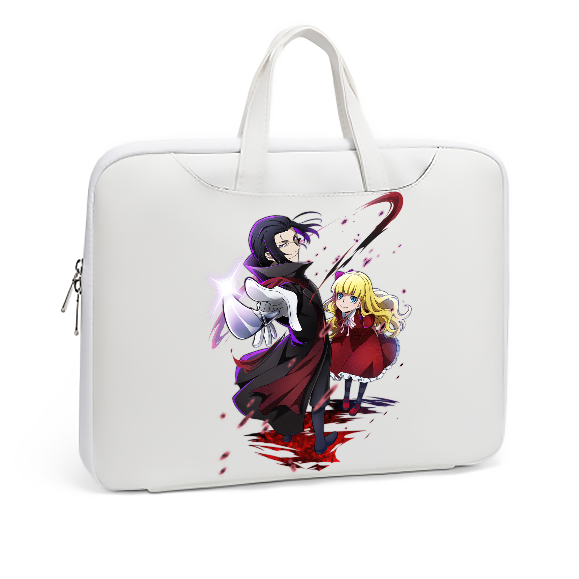 （画像用） 文豪ストレイドッグス Bungo Stray Dogs レザーラップトップバッグ　ノートパソコンケース