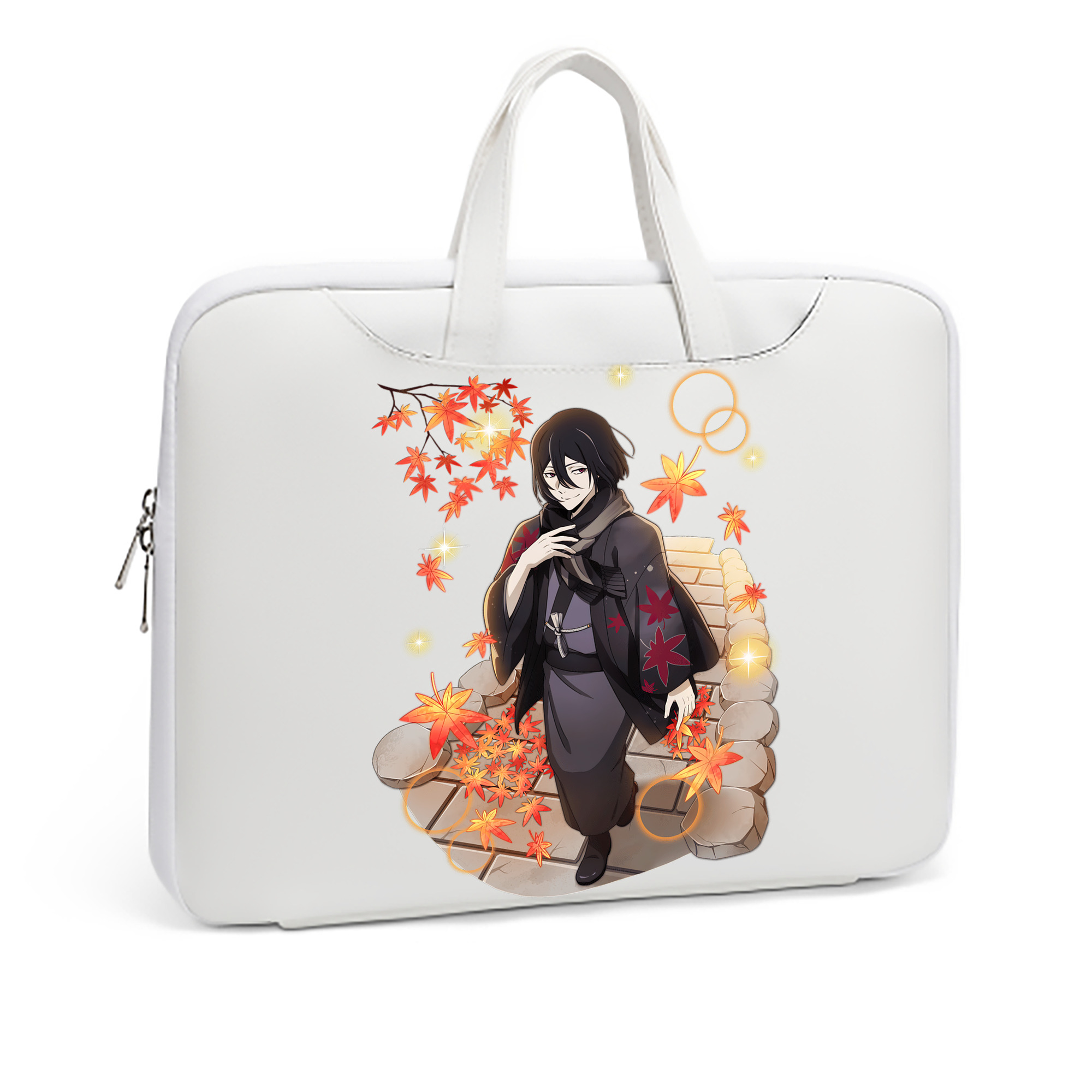 （画像用） 文豪ストレイドッグス Bungo Stray Dogs レザーラップトップバッグ　ノートパソコンケース