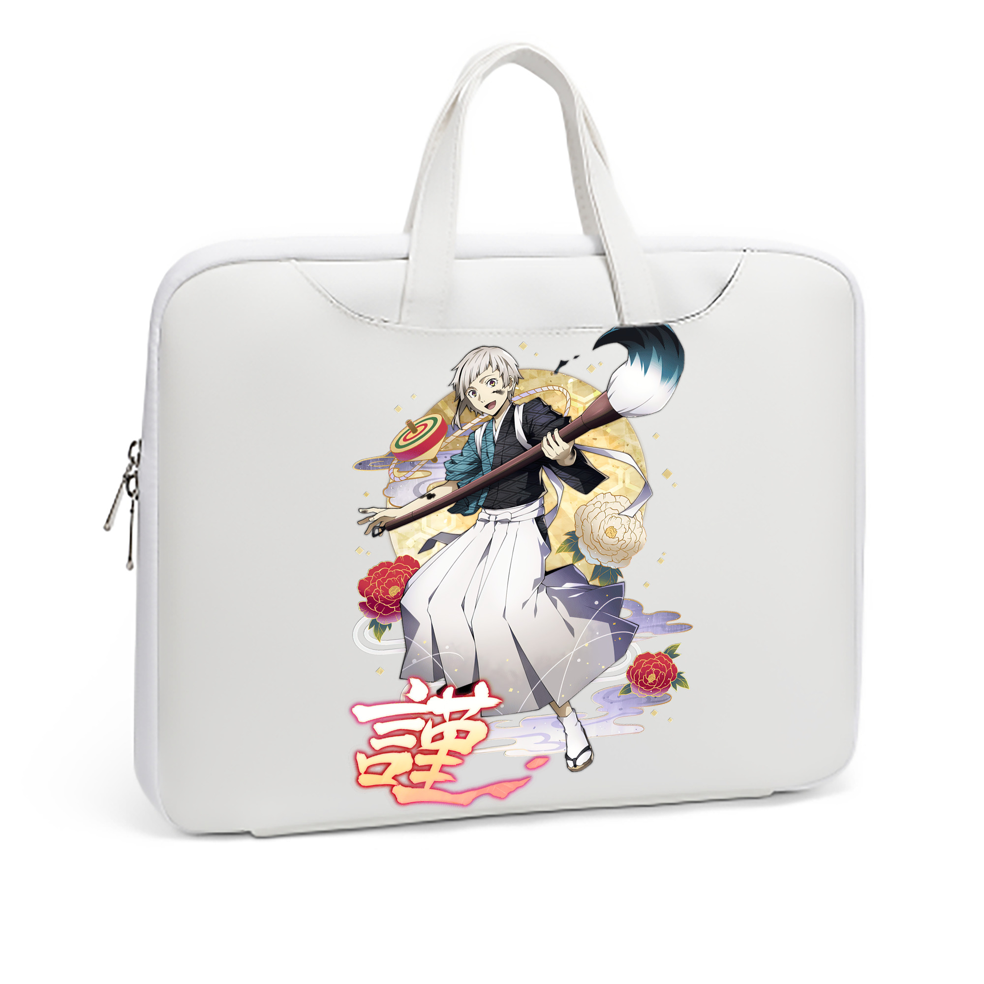 （画像用） 文豪ストレイドッグス Bungo Stray Dogs レザーラップトップバッグ　ノートパソコンケース
