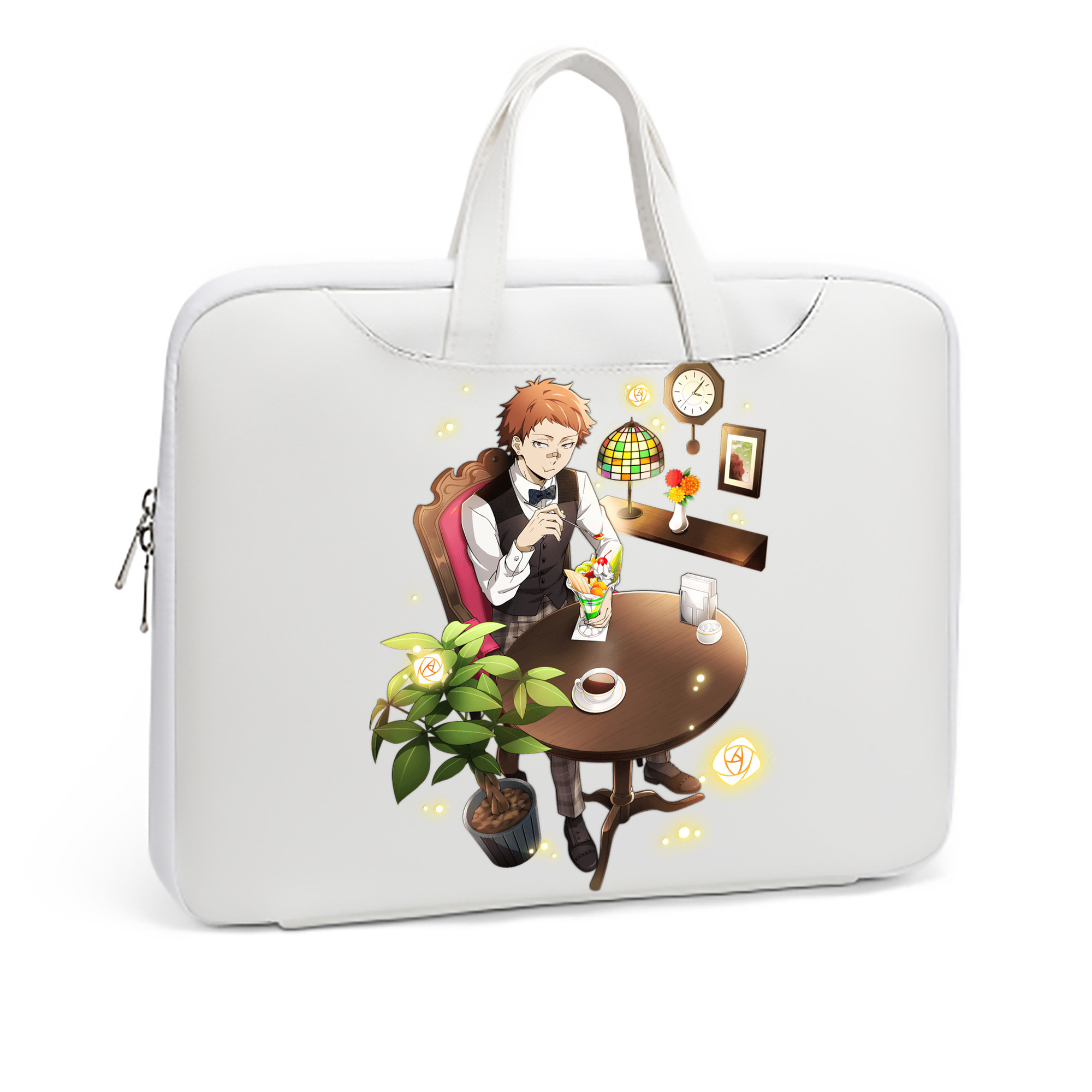 （画像用） 文豪ストレイドッグス Bungo Stray Dogs レザーラップトップバッグ　ノートパソコンケース