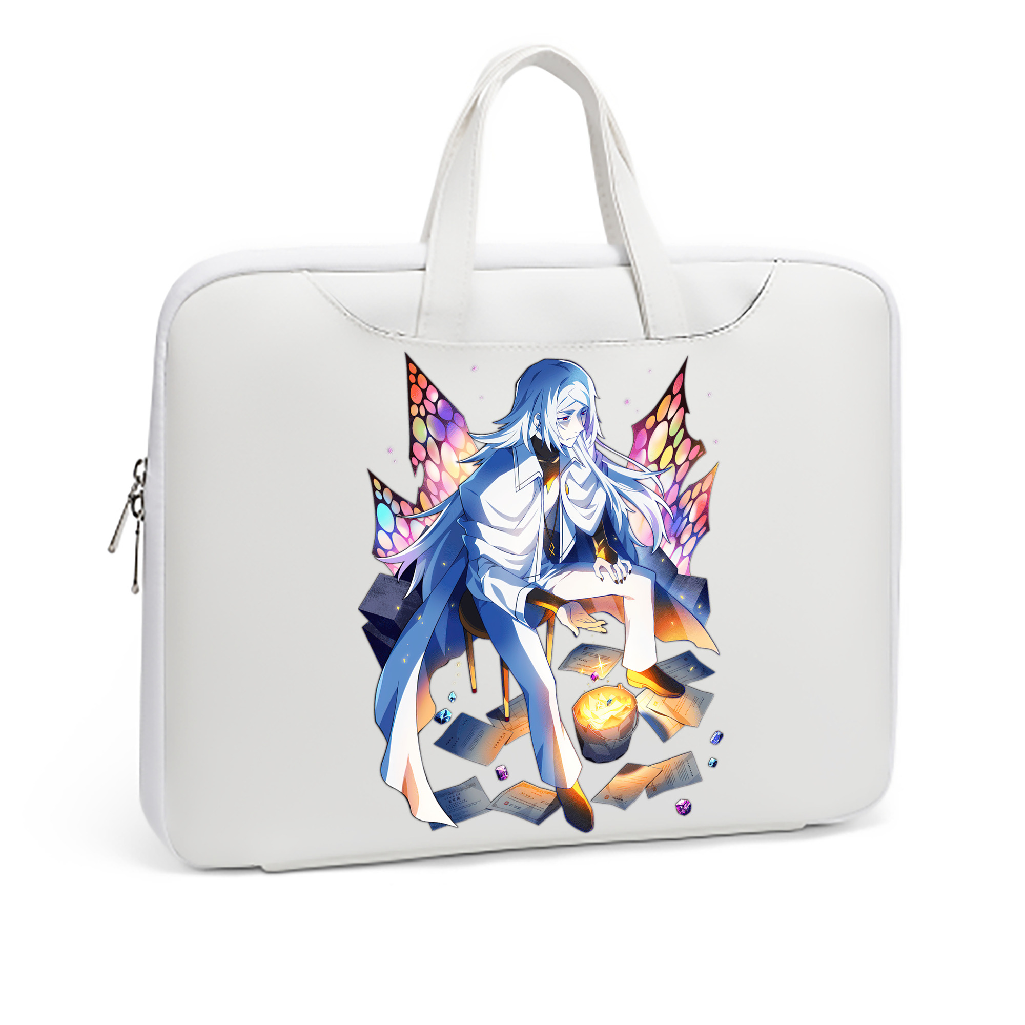 （画像用） 文豪ストレイドッグス Bungo Stray Dogs レザーラップトップバッグ　ノートパソコンケース