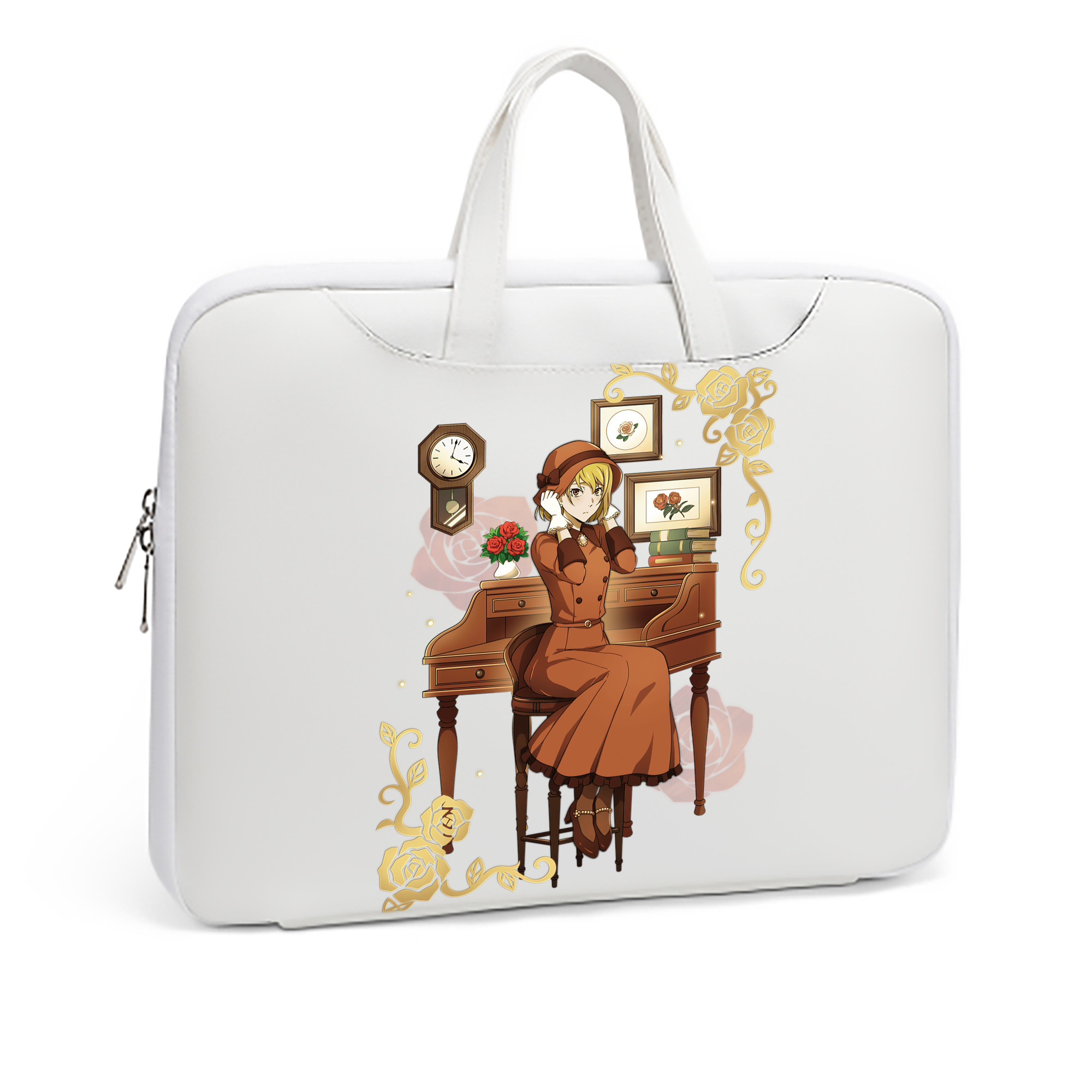 （画像用） 文豪ストレイドッグス Bungo Stray Dogs レザーラップトップバッグ　ノートパソコンケース
