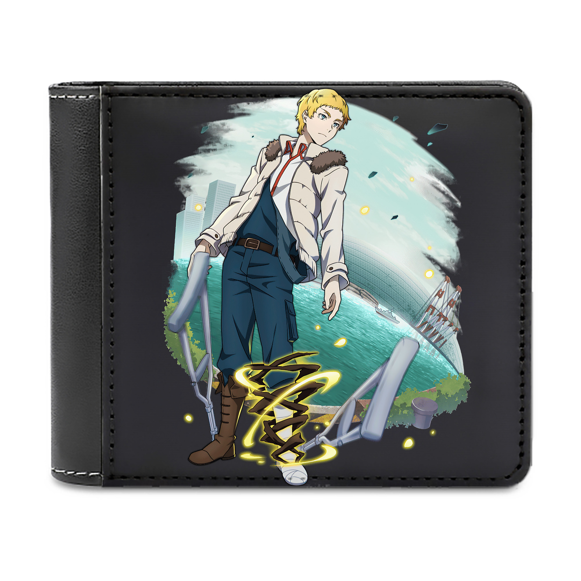 （画像用） 文豪ストレイドッグス Bungo Stray Dogs 二つ折り革財布