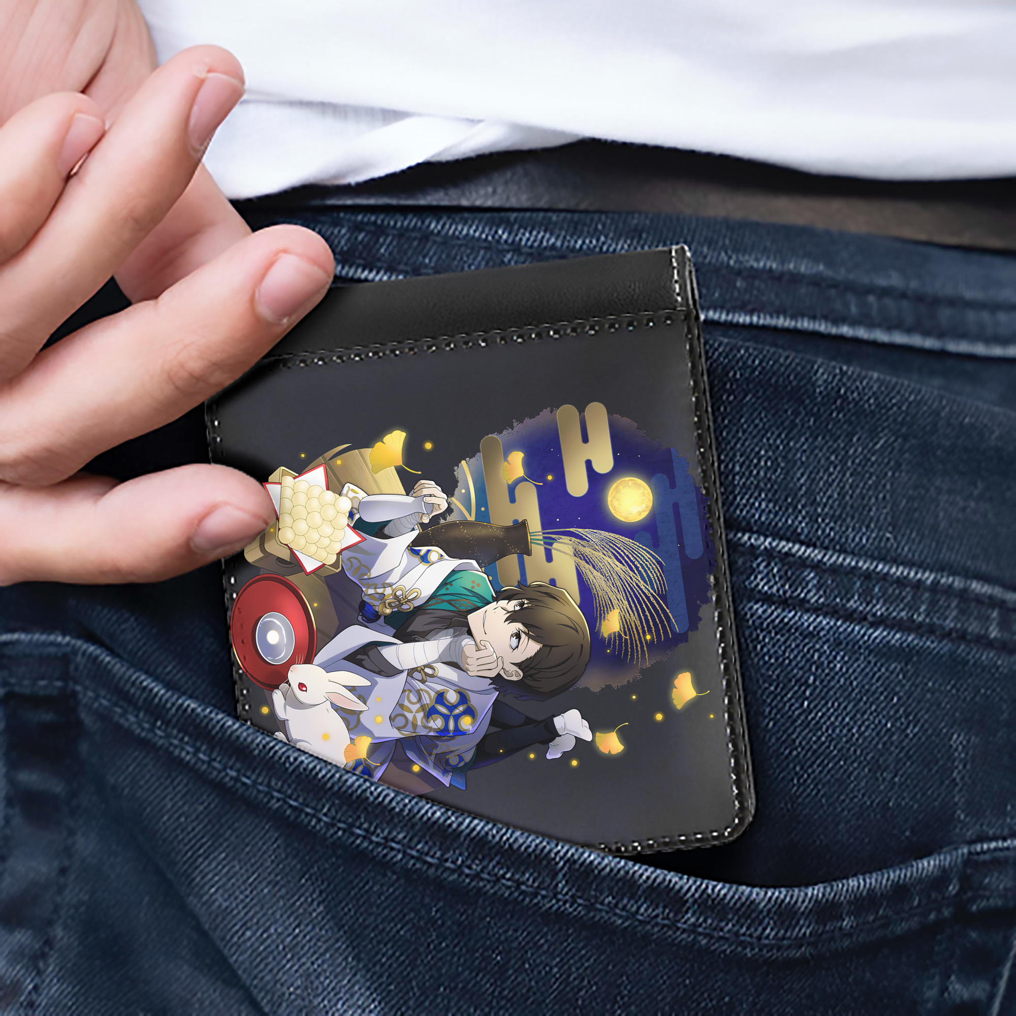（画像用） 文豪ストレイドッグス Bungo Stray Dogs 二つ折り革財布