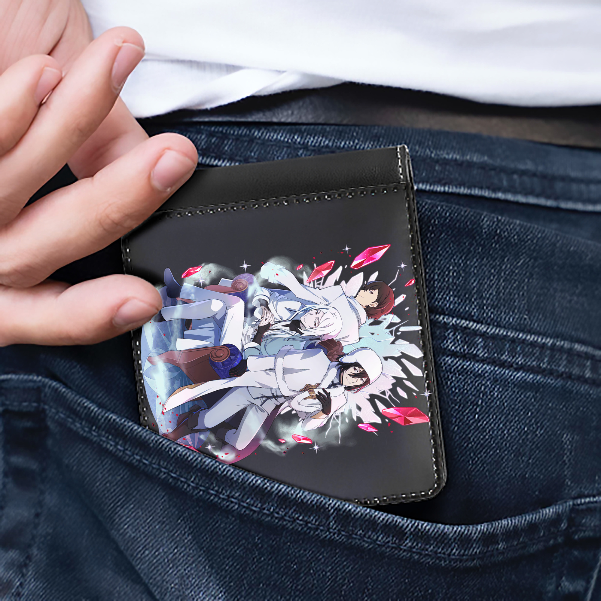 （画像用） 文豪ストレイドッグス Bungo Stray Dogs 二つ折り革財布