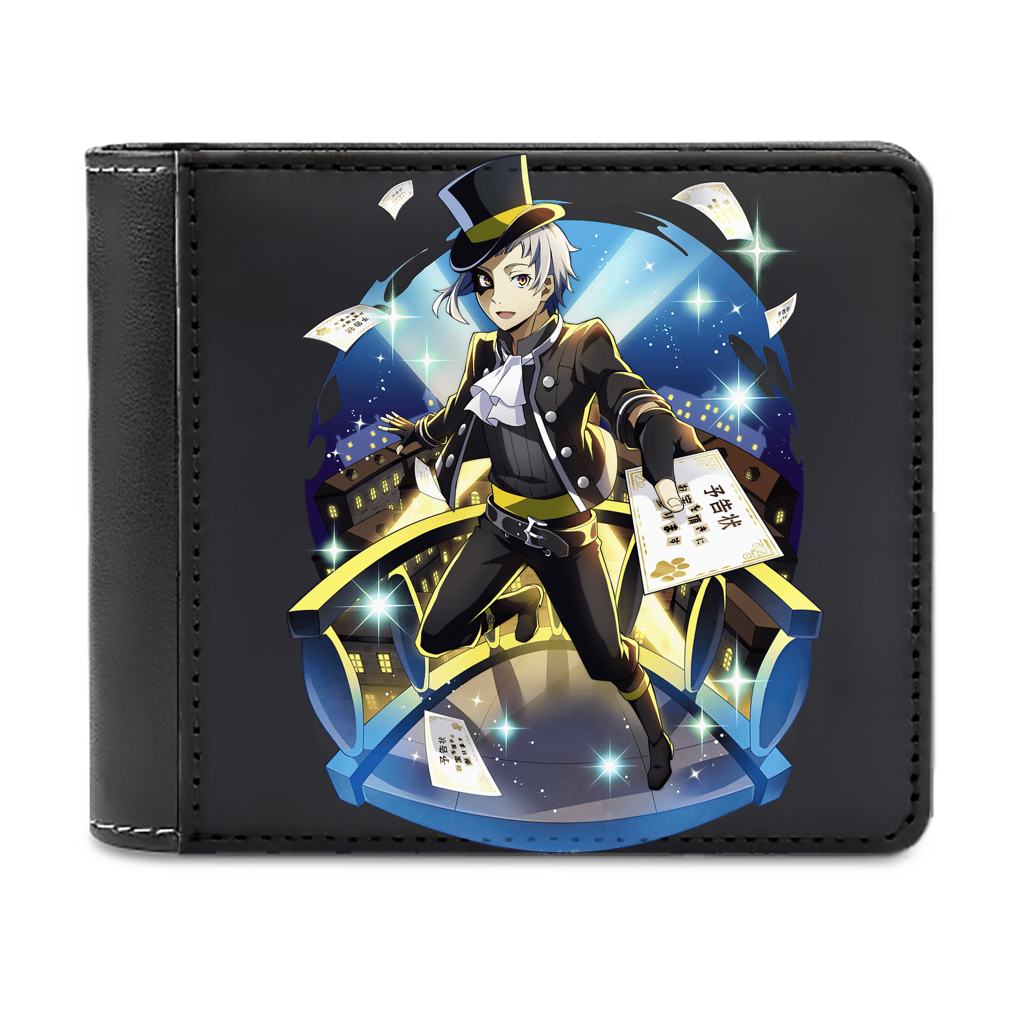 （画像用） 文豪ストレイドッグス Bungo Stray Dogs 二つ折り革財布
