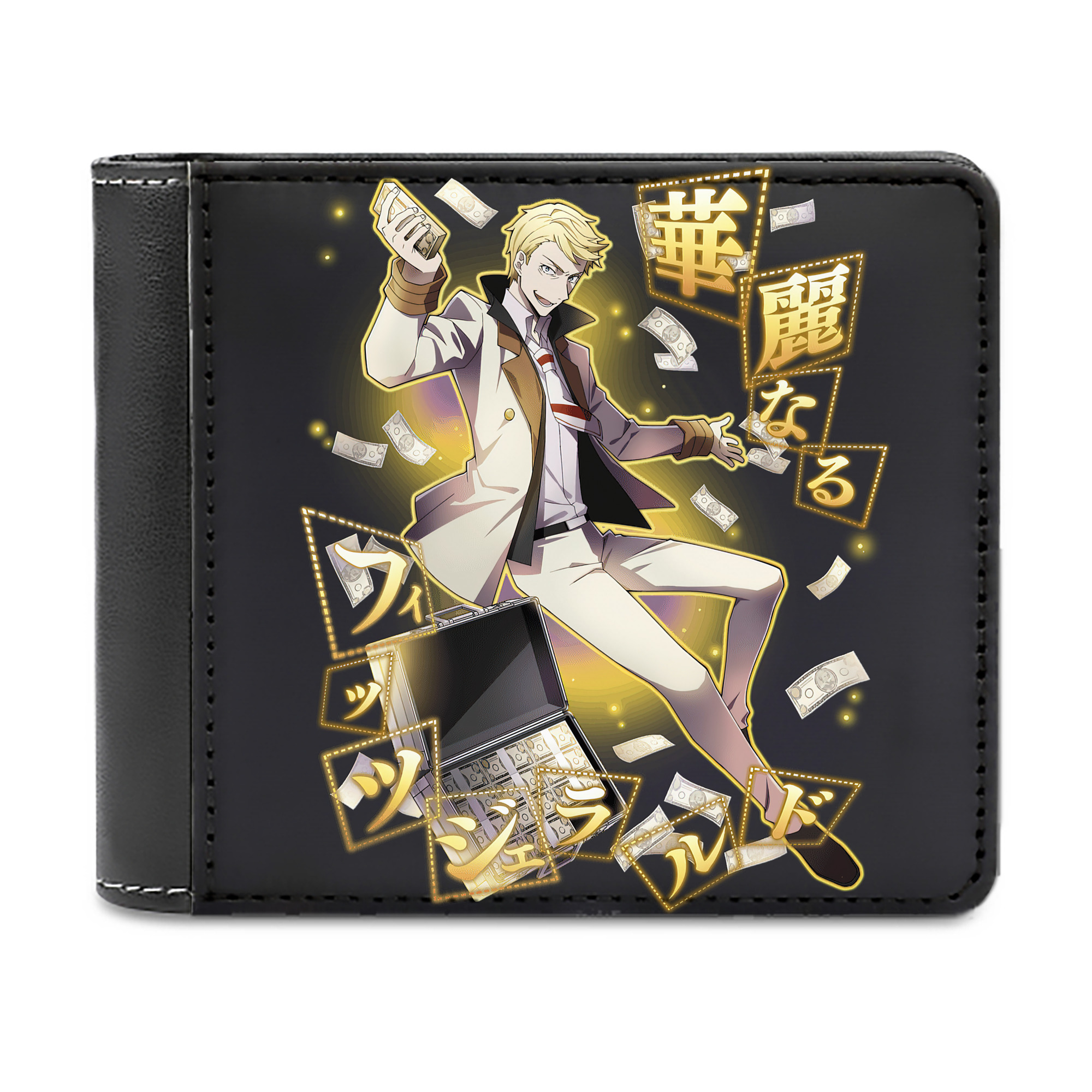 （画像用） 文豪ストレイドッグス Bungo Stray Dogs 二つ折り革財布