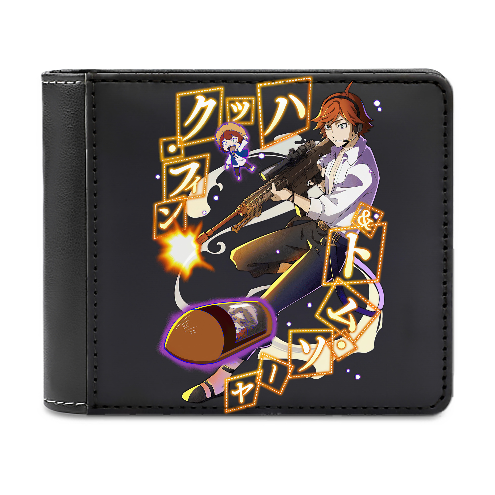 （画像用） 文豪ストレイドッグス Bungo Stray Dogs 二つ折り革財布