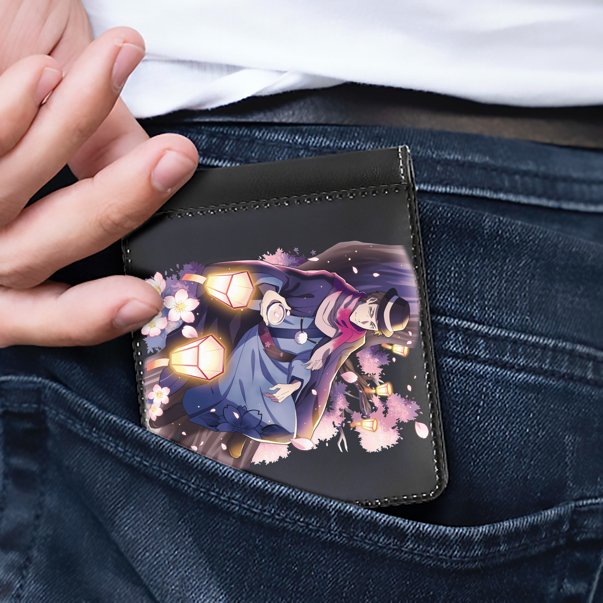 （画像用） 文豪ストレイドッグス Bungo Stray Dogs 二つ折り革財布