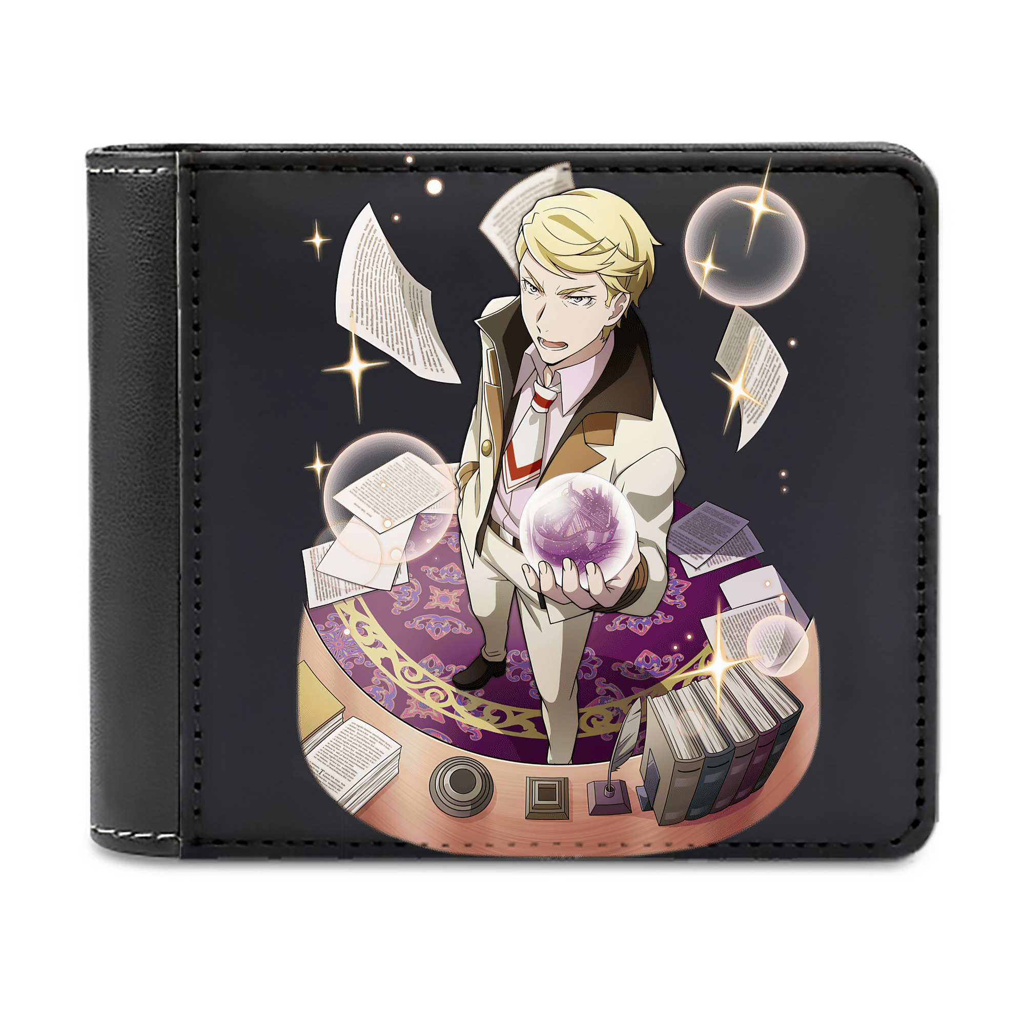 （画像用） 文豪ストレイドッグス Bungo Stray Dogs 二つ折り革財布